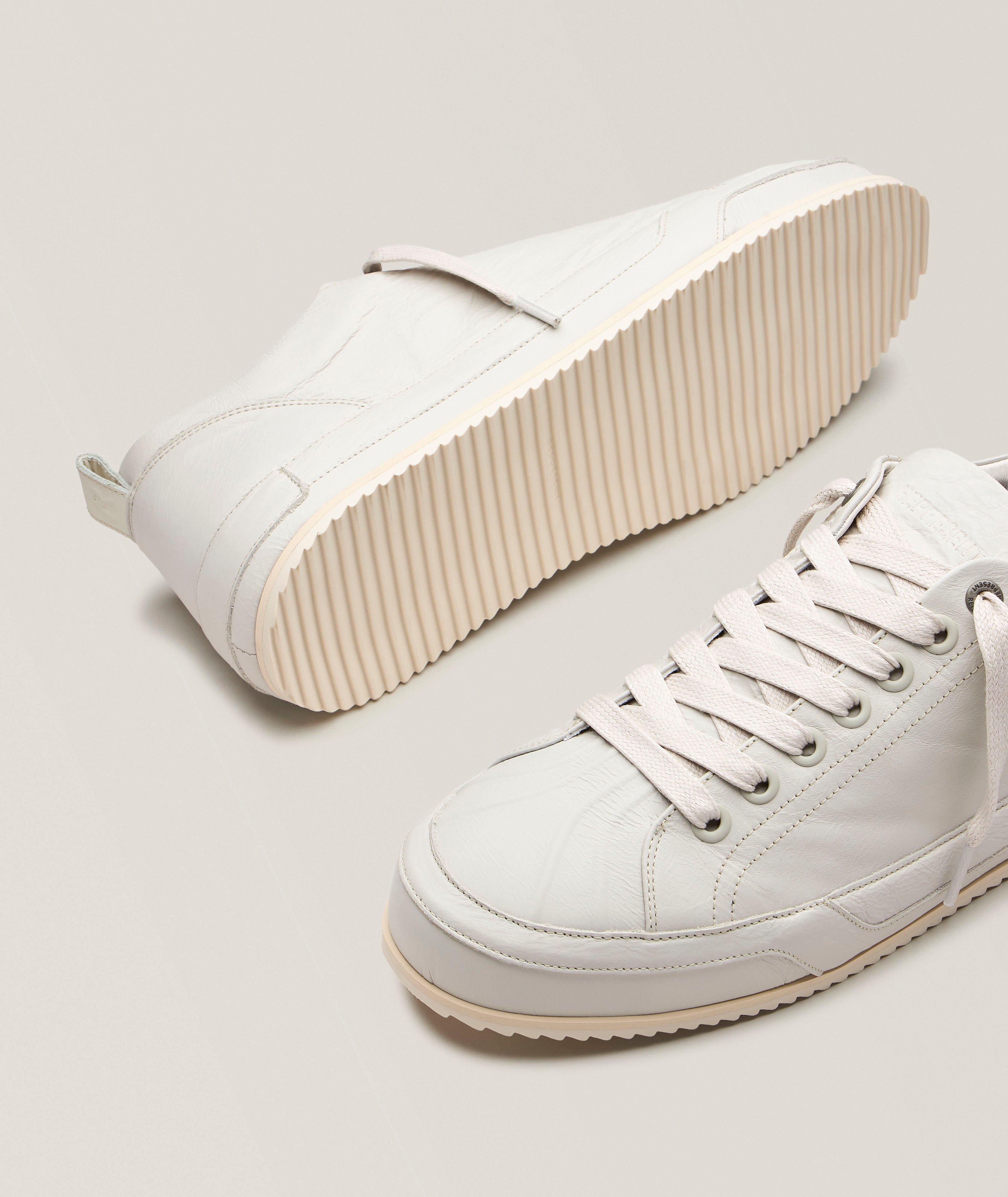 Chaussure sport en cuir froissé Alpha Wrap image 3