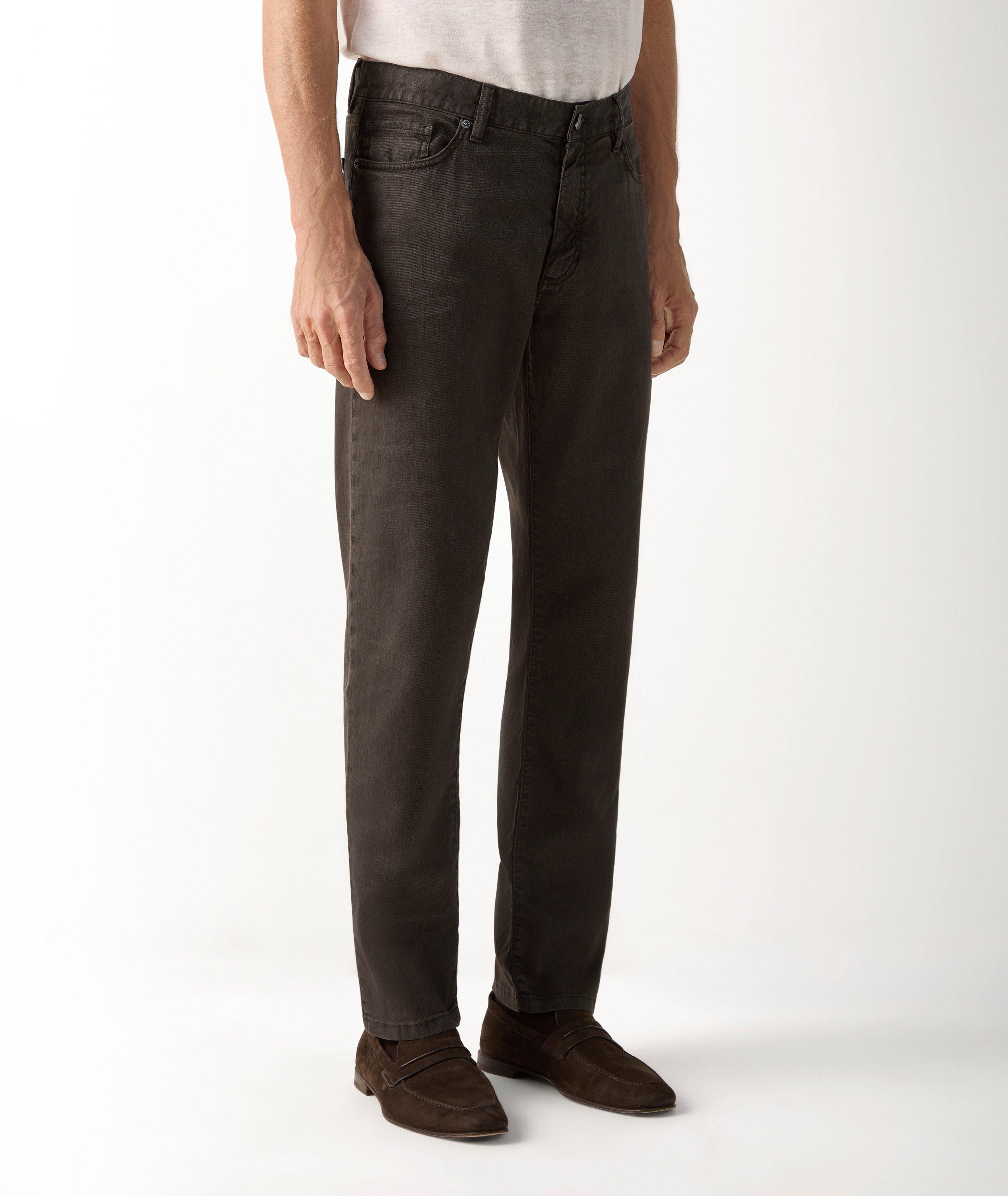 Stretch Linen-Cotton Roccia Pants image 1