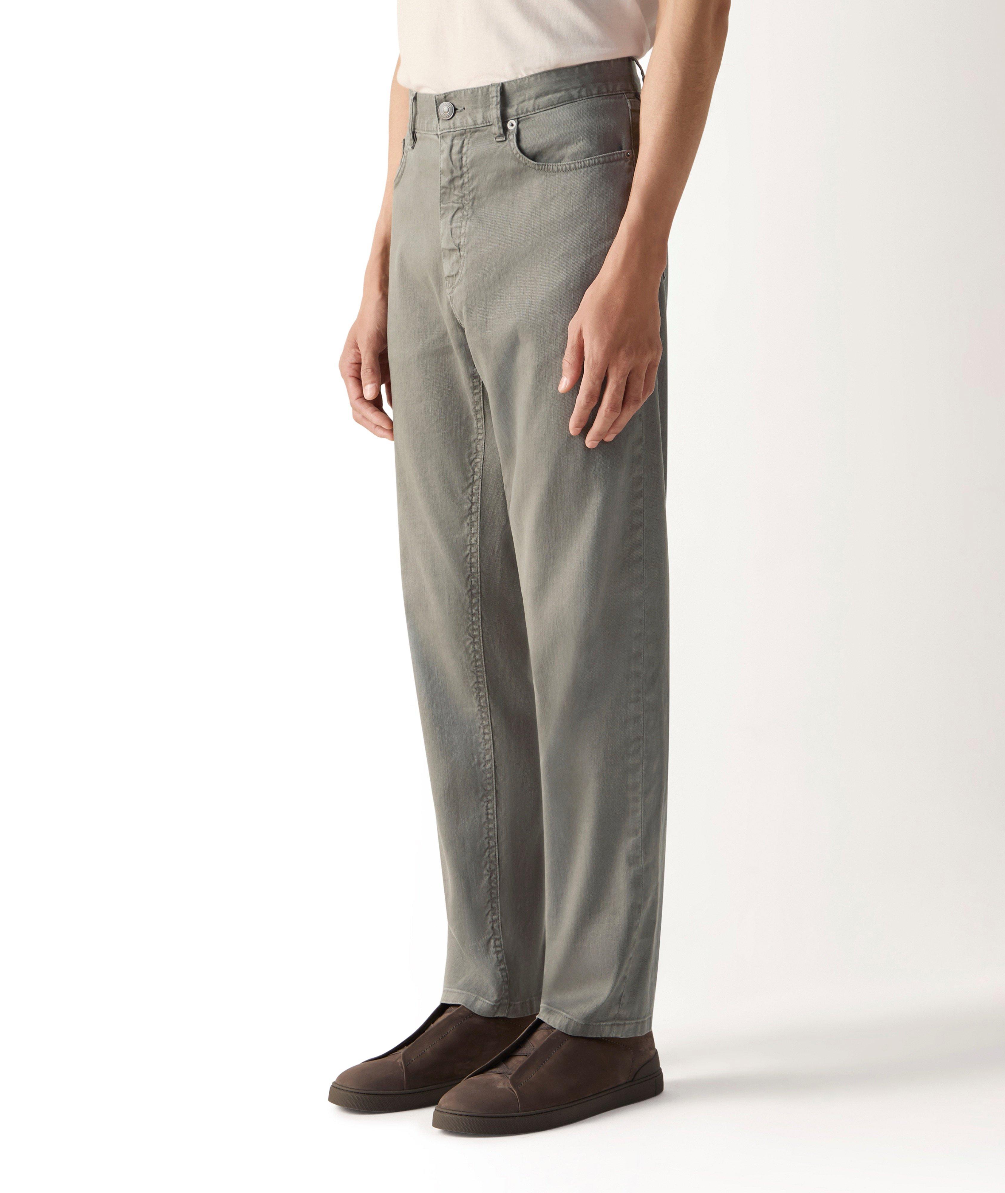 Pantalon Roccia lin-coton extensible image 1
