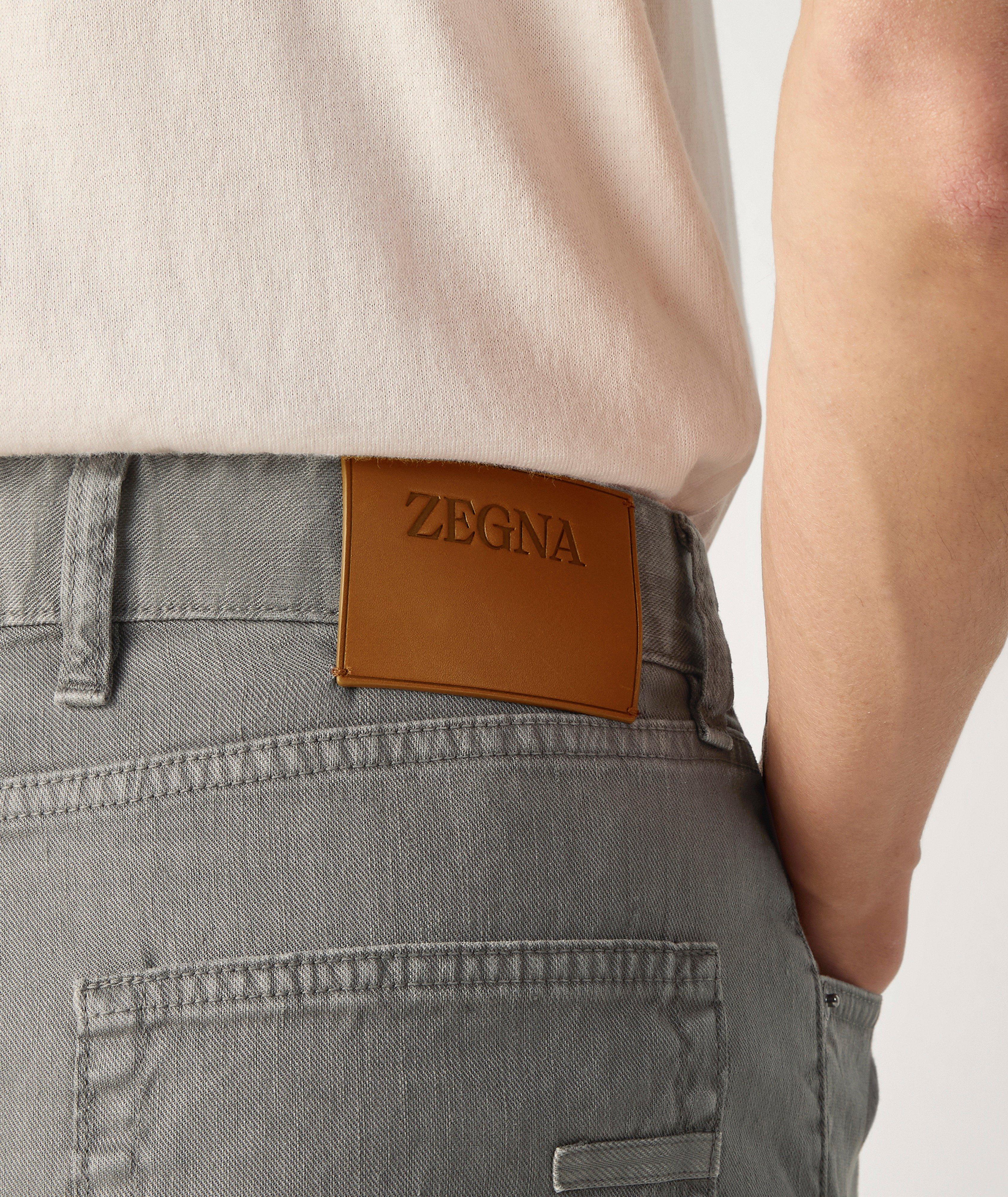 Pantalon Roccia lin-coton extensible image 4