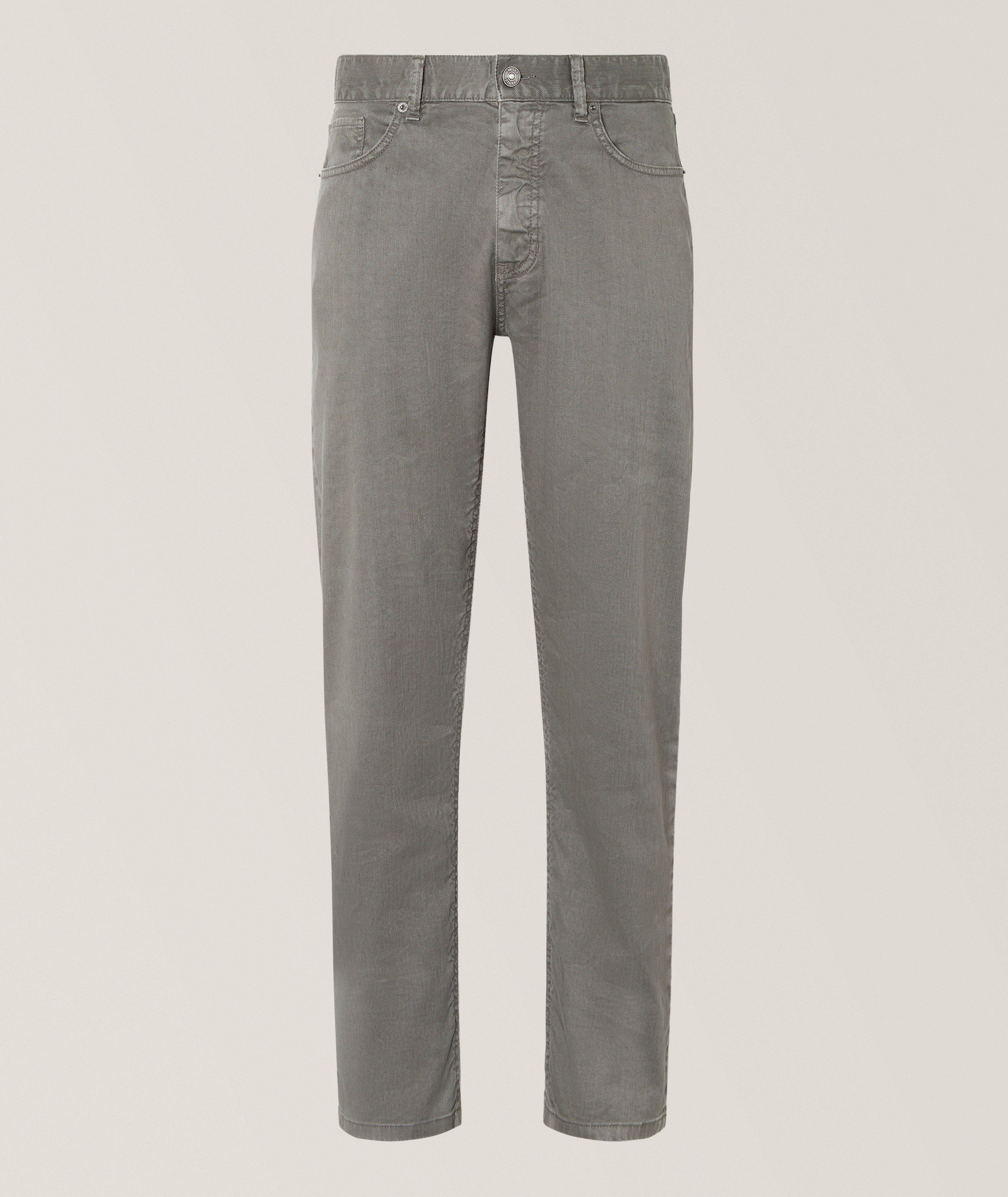 ZEGNA Pantalon Roccia lin-coton extensible