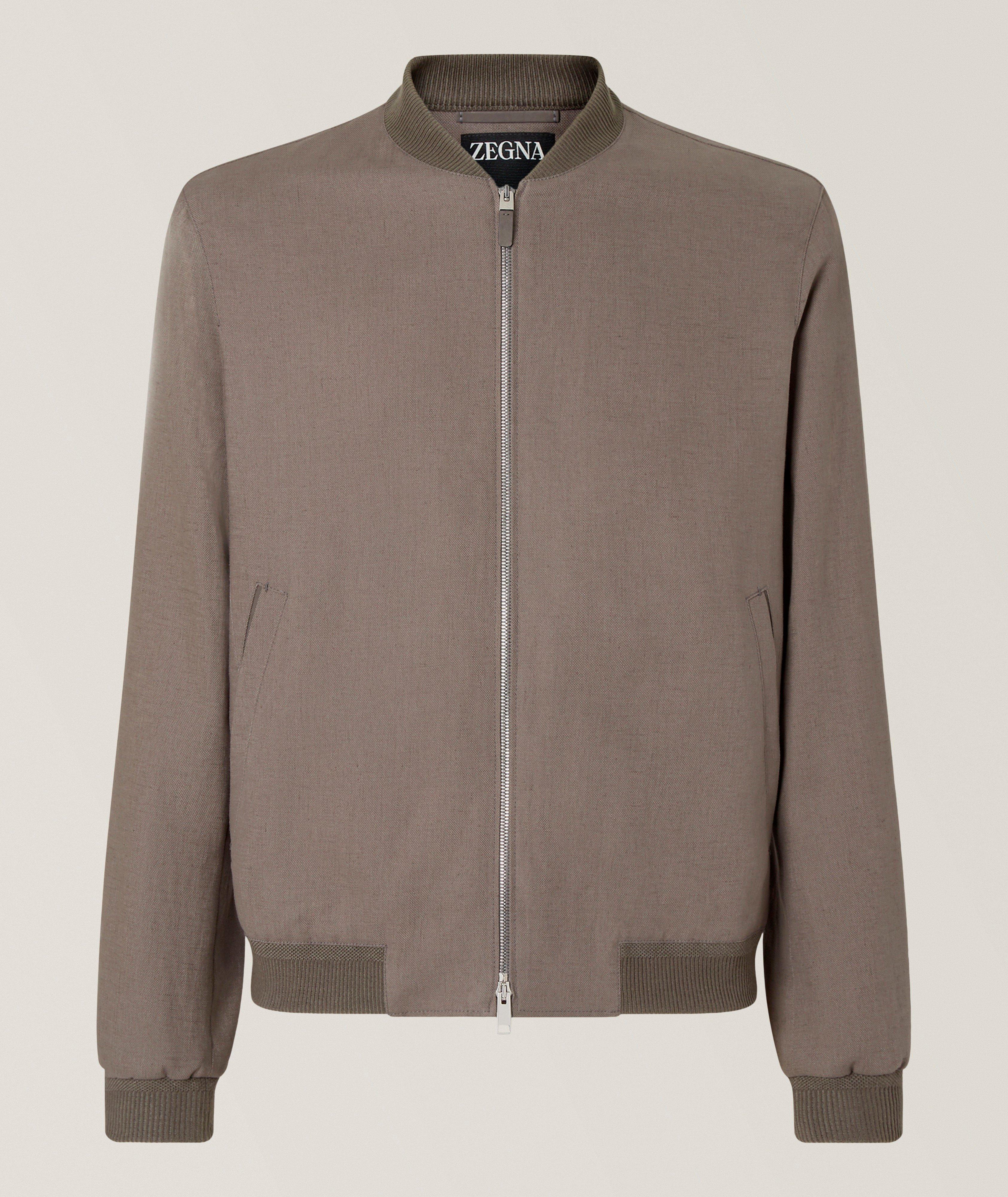 ZEGNA Oasi Linen Bomber | Coats | Harry Rosen
