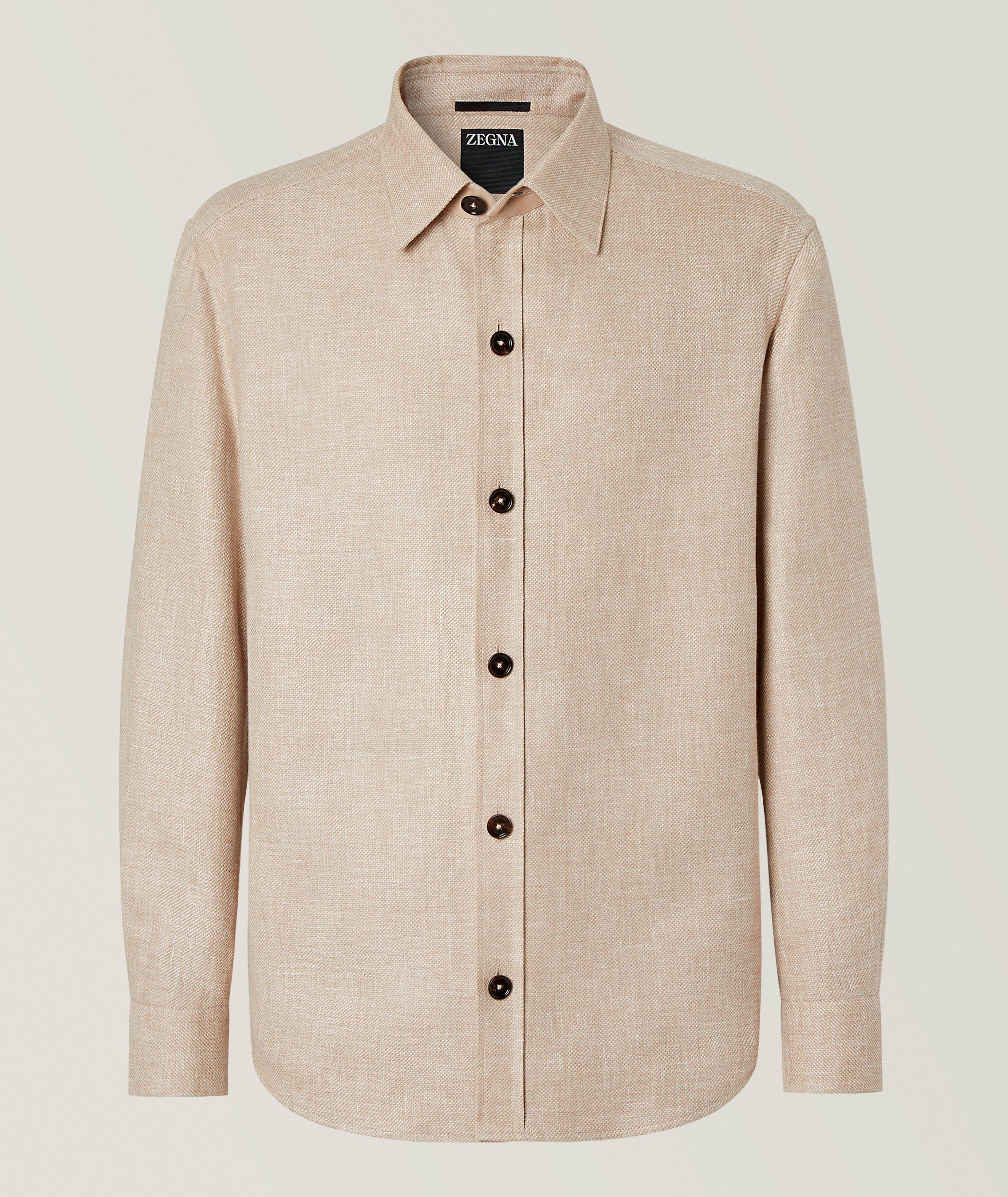 Cashmere-Linen-Silk Overshirt image 0