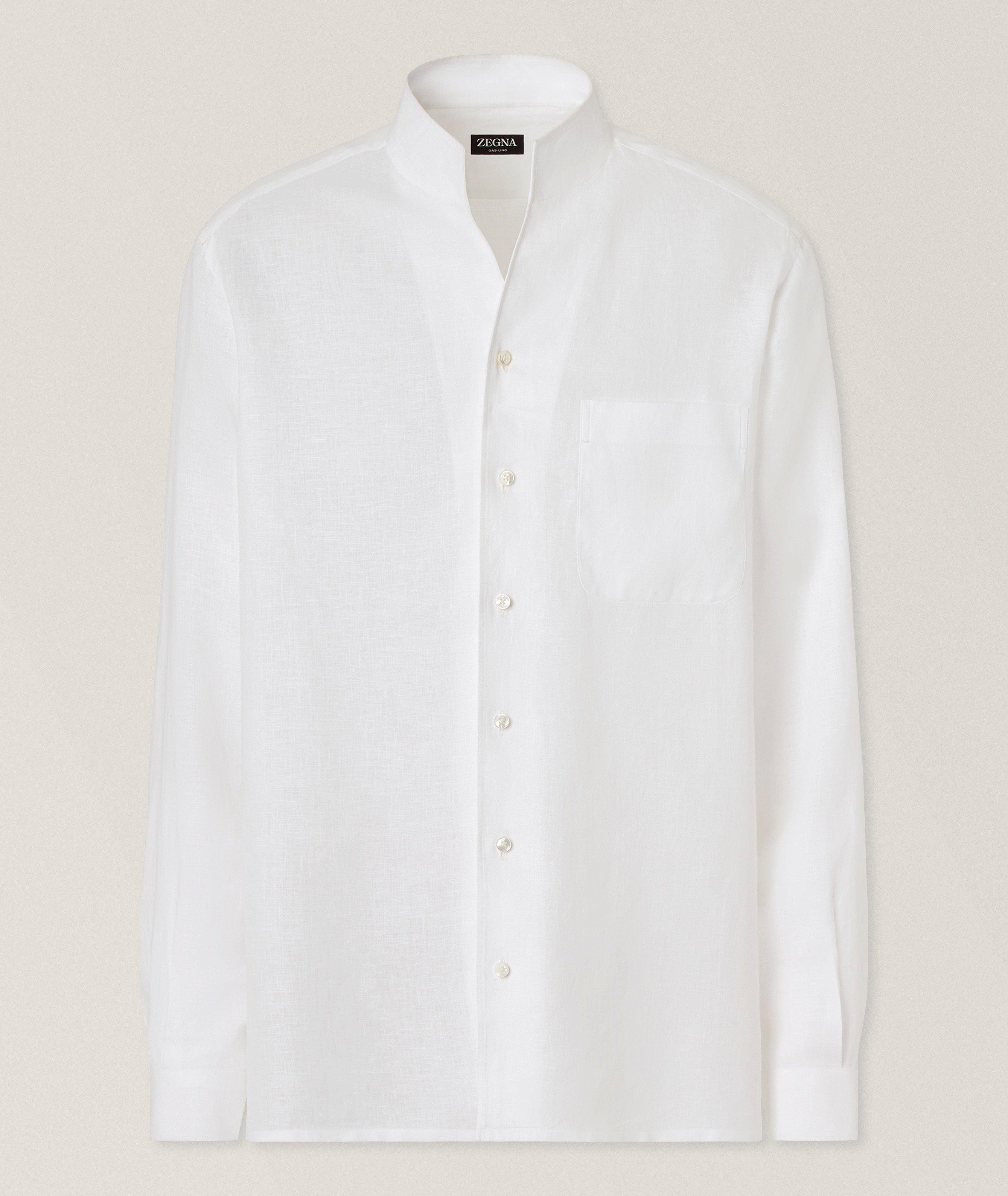ZEGNA Chemise habillée lin Oasi