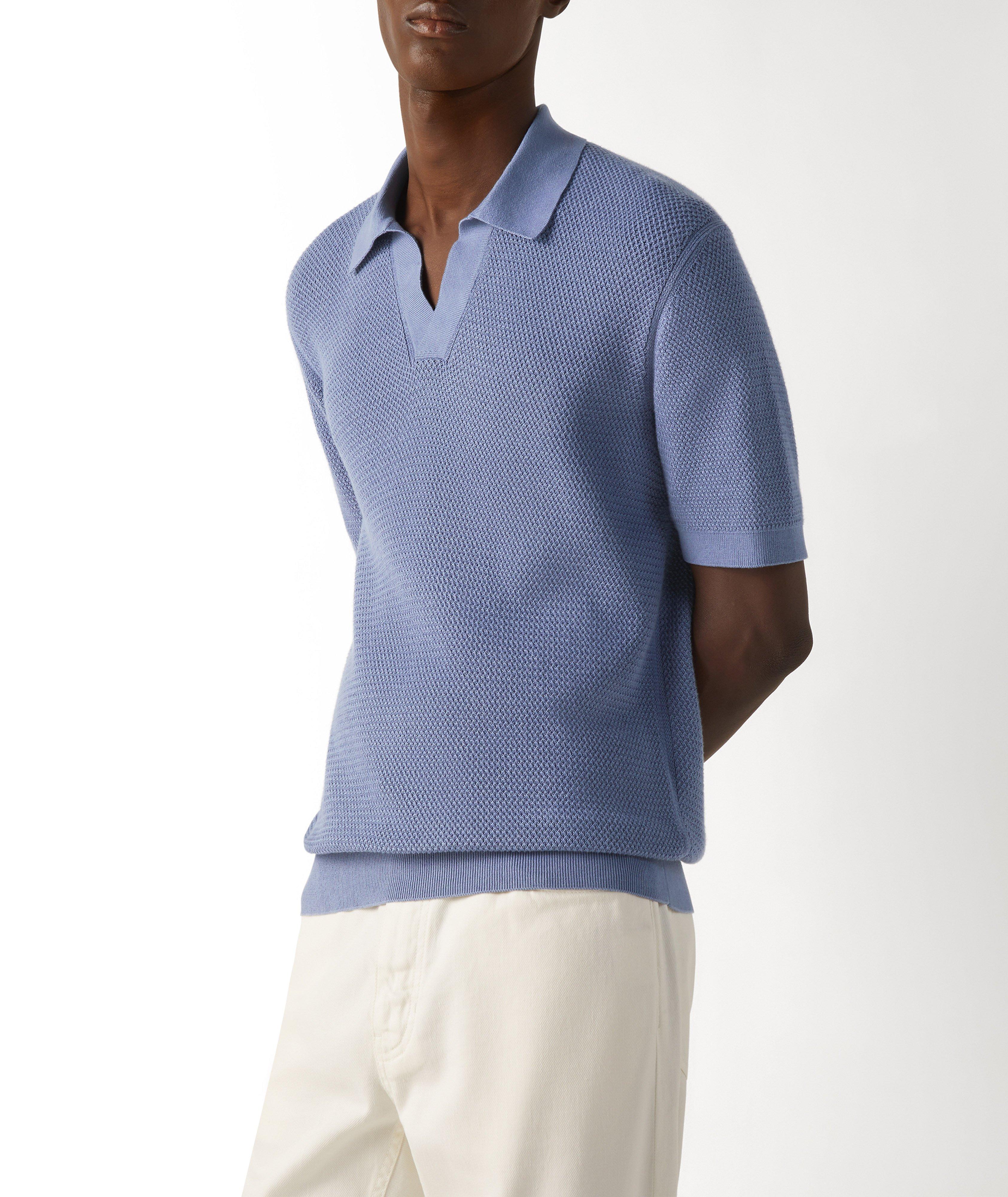 Premium Cotton Johnny Collar Polo image 1