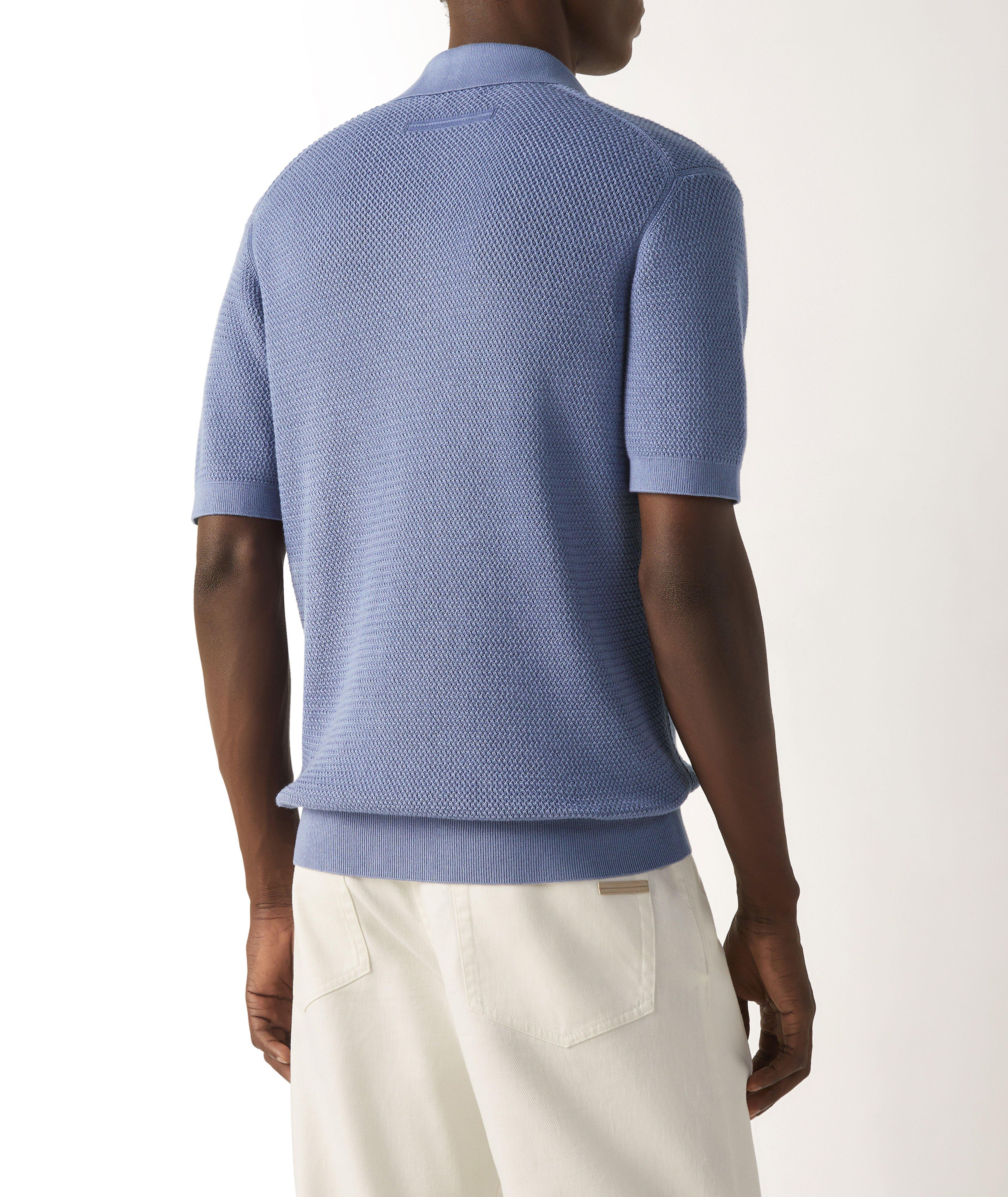 Premium Cotton Johnny Collar Polo image 2