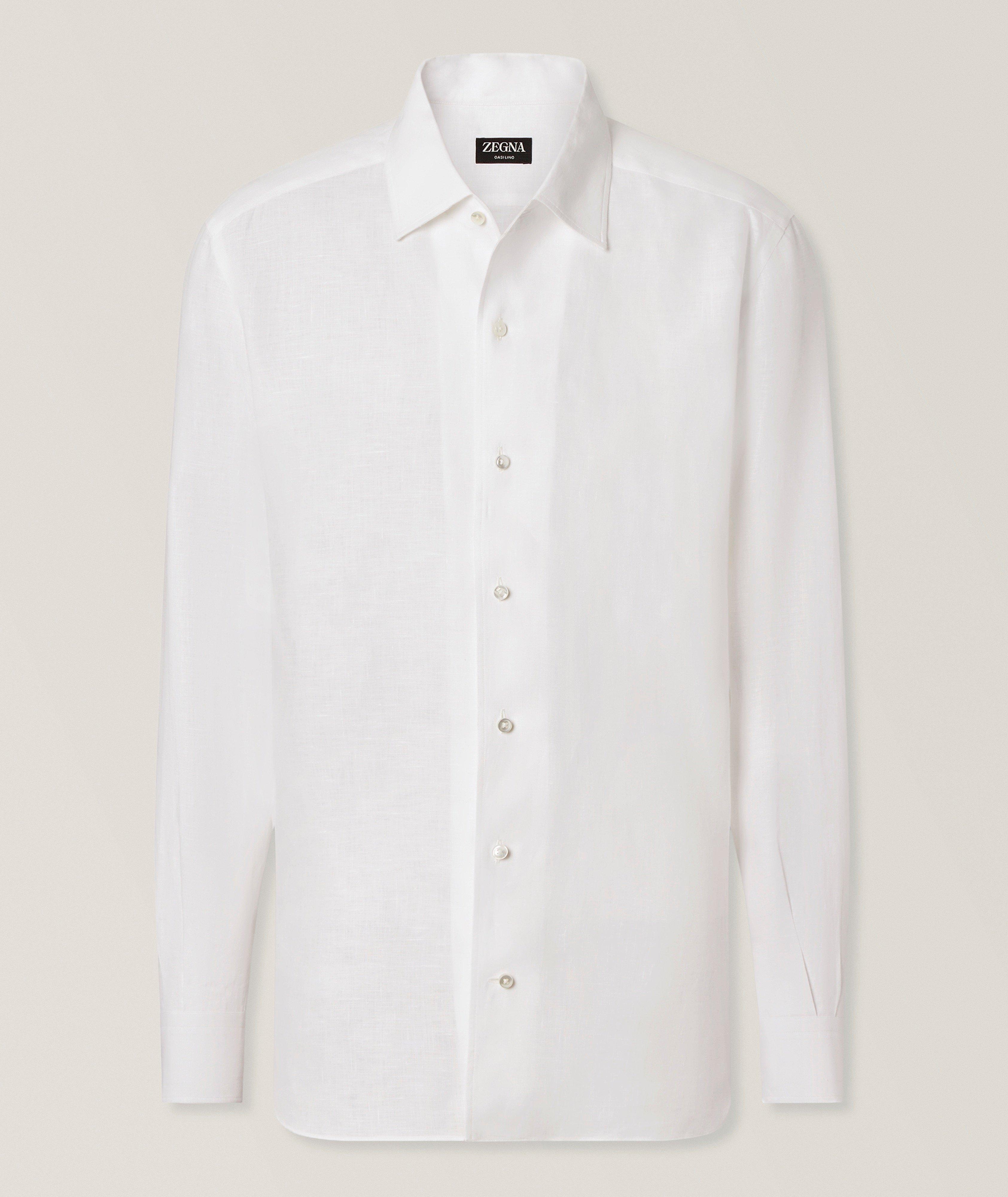 ZEGNA Oasi Linen Dress Shirt