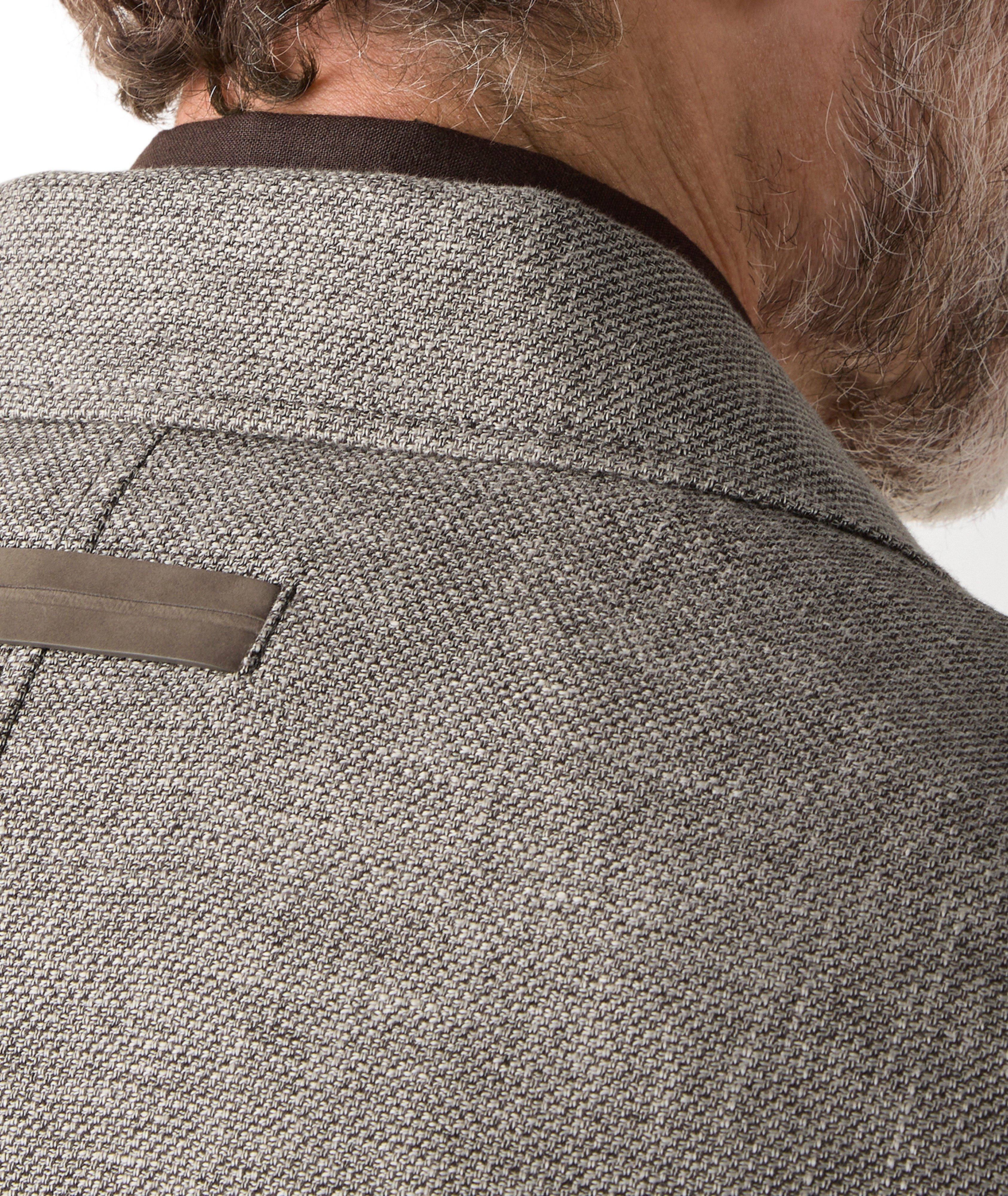 Cashmere-Linen-Silk Chore Jacket image 3