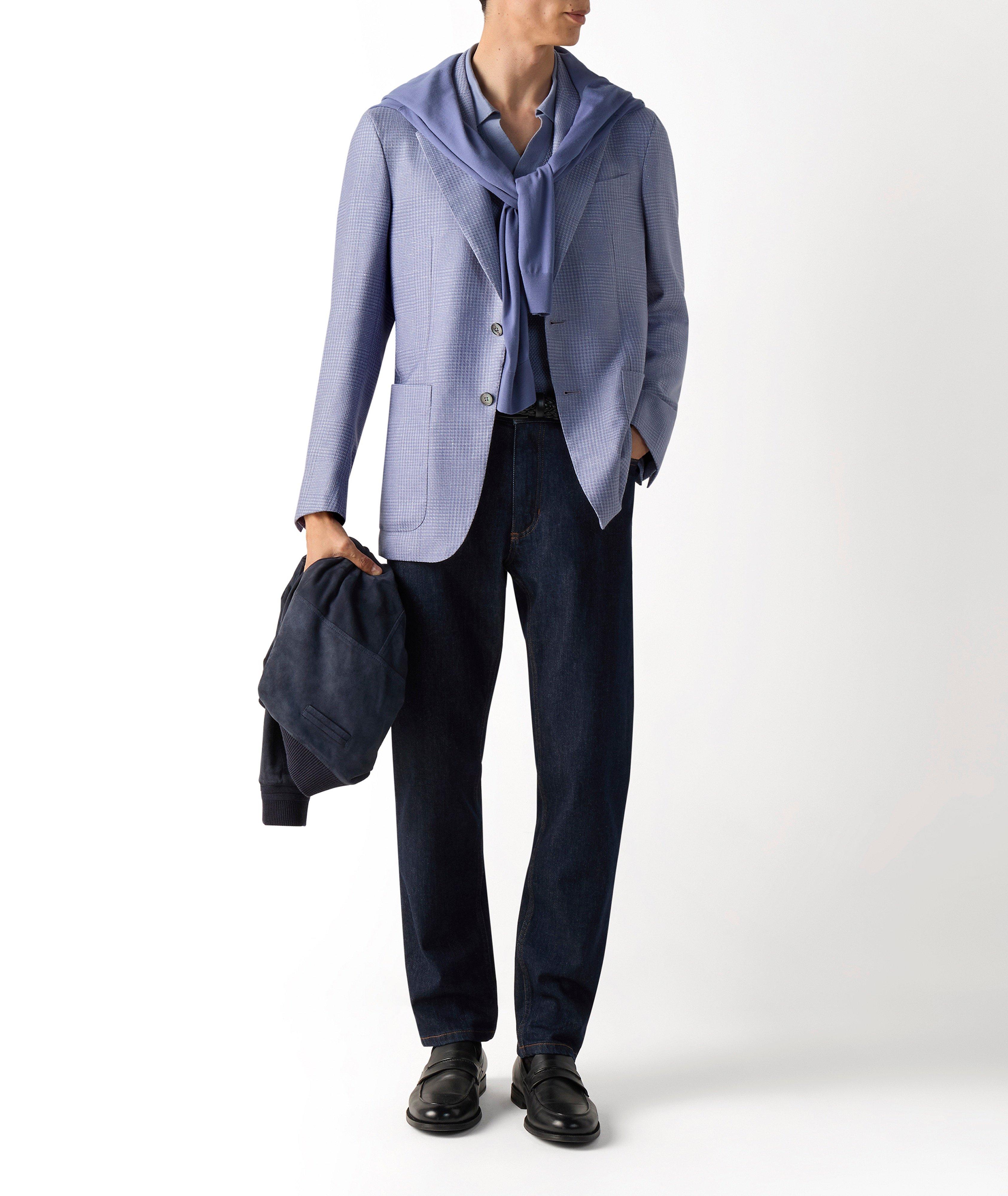 ZEGNA Prince Of Wales Cashmere-Blend Sport Jacket | Sport Jackets
