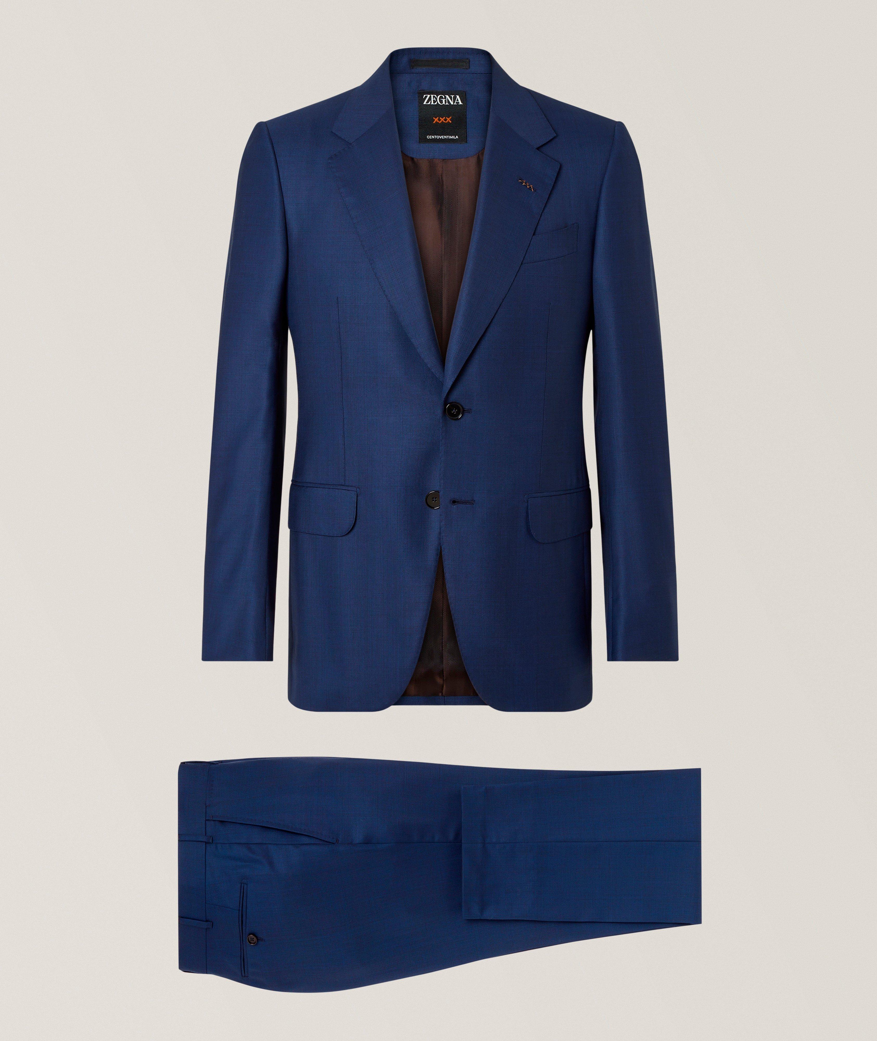 ZEGNA Trofeo Wool-Silk Sartorial Plaid Suit | Suits | Harry Rosen