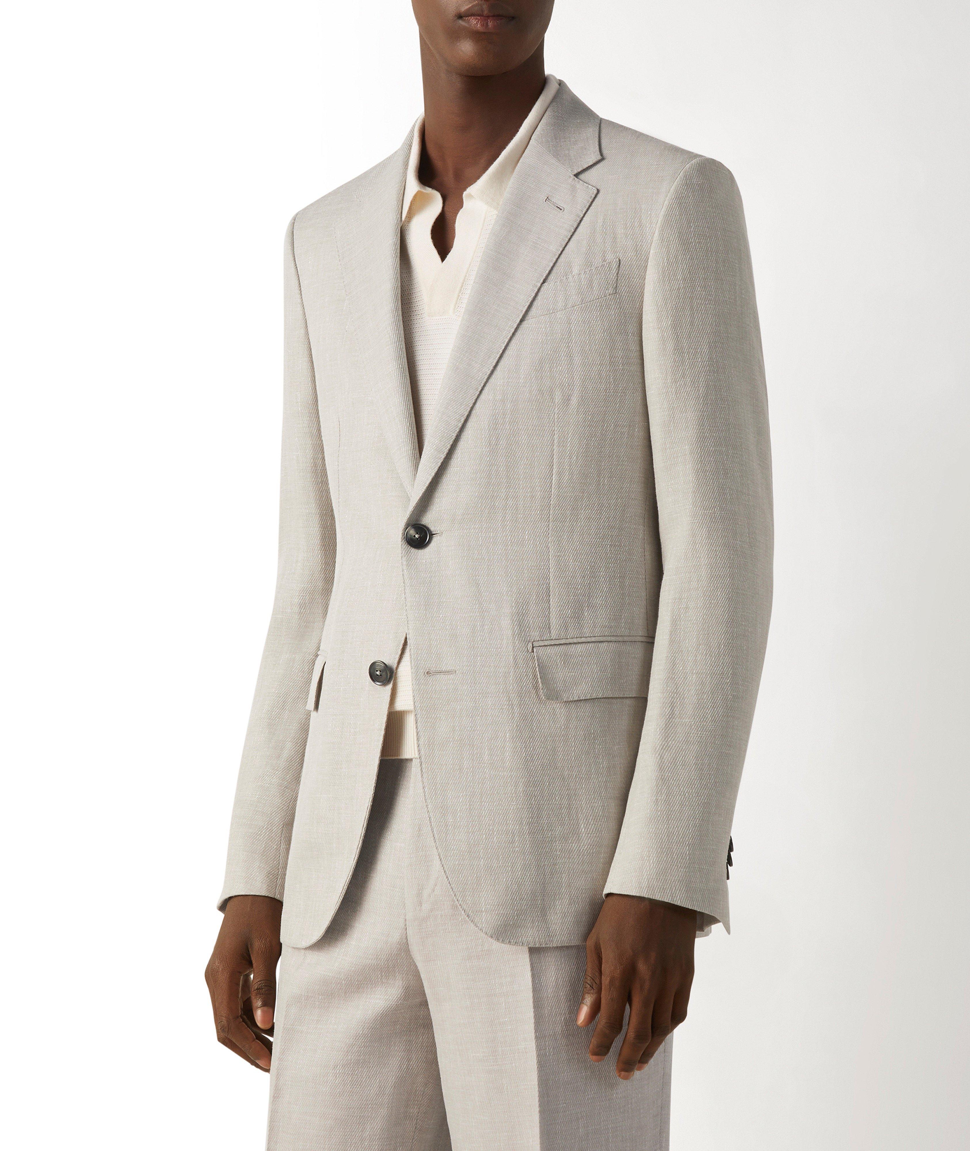 Veston sport laine-lin-soie image 1