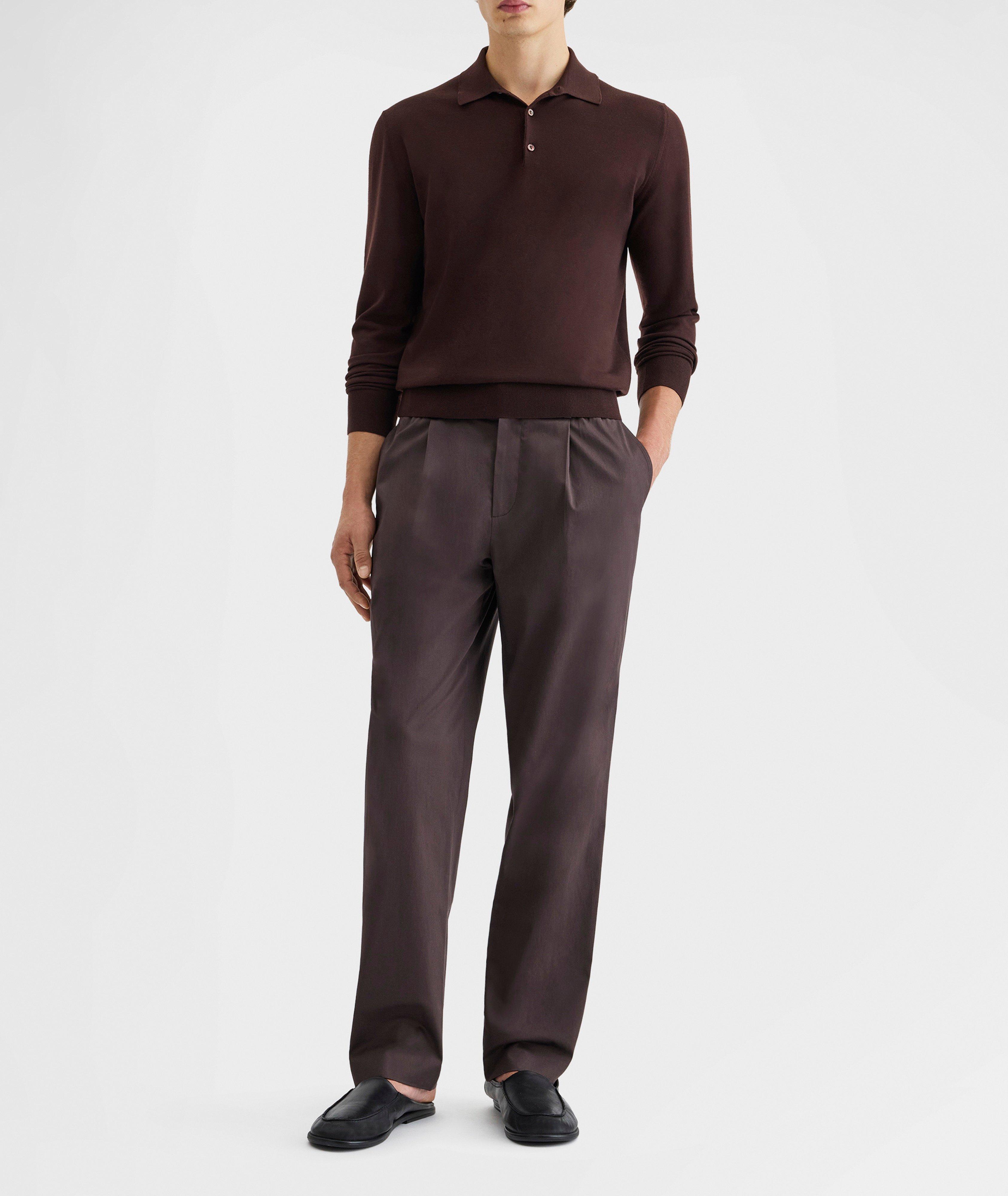 Wool Polo Sweater image 5