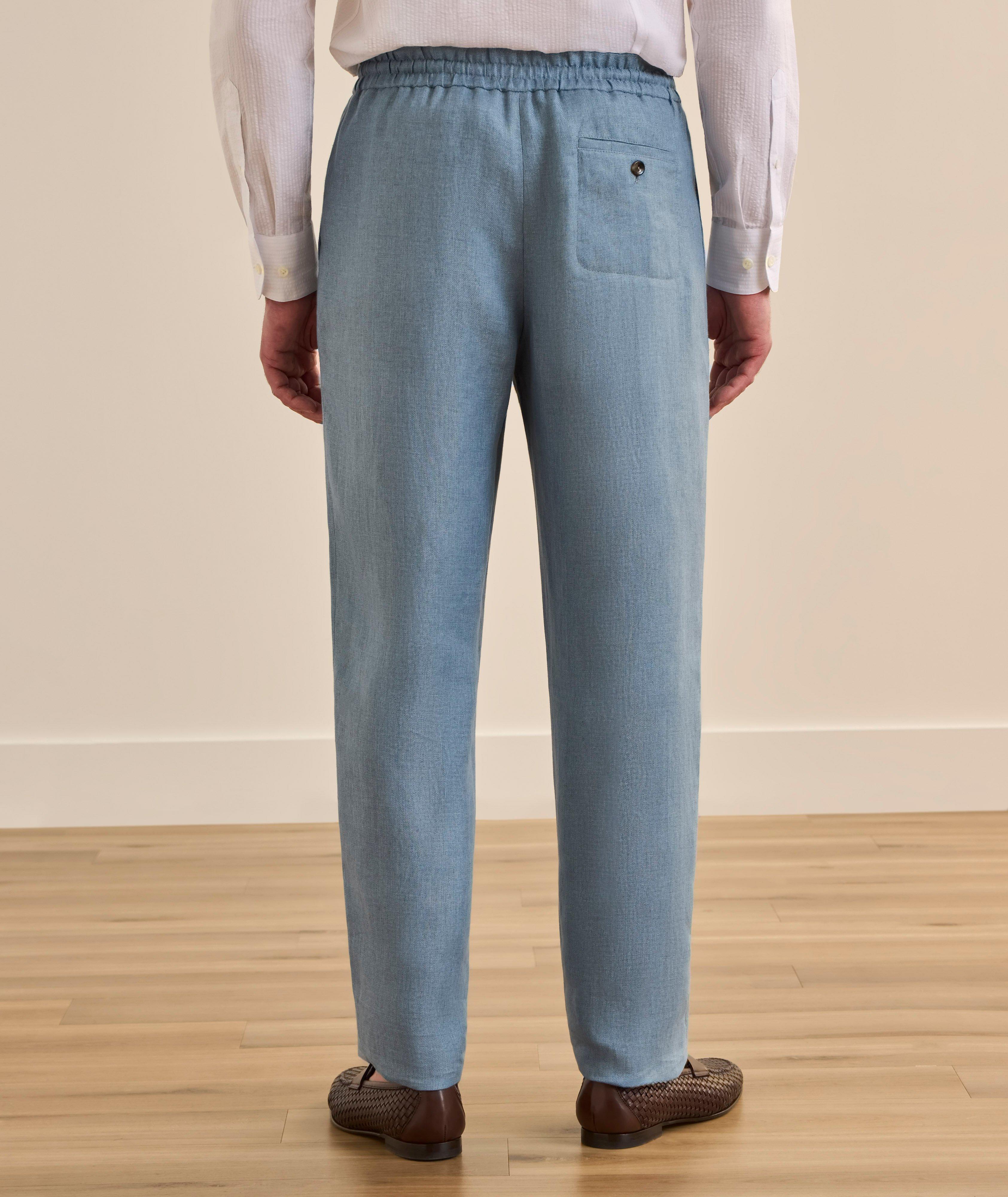 Delave Linen Drawstring Pants image 2