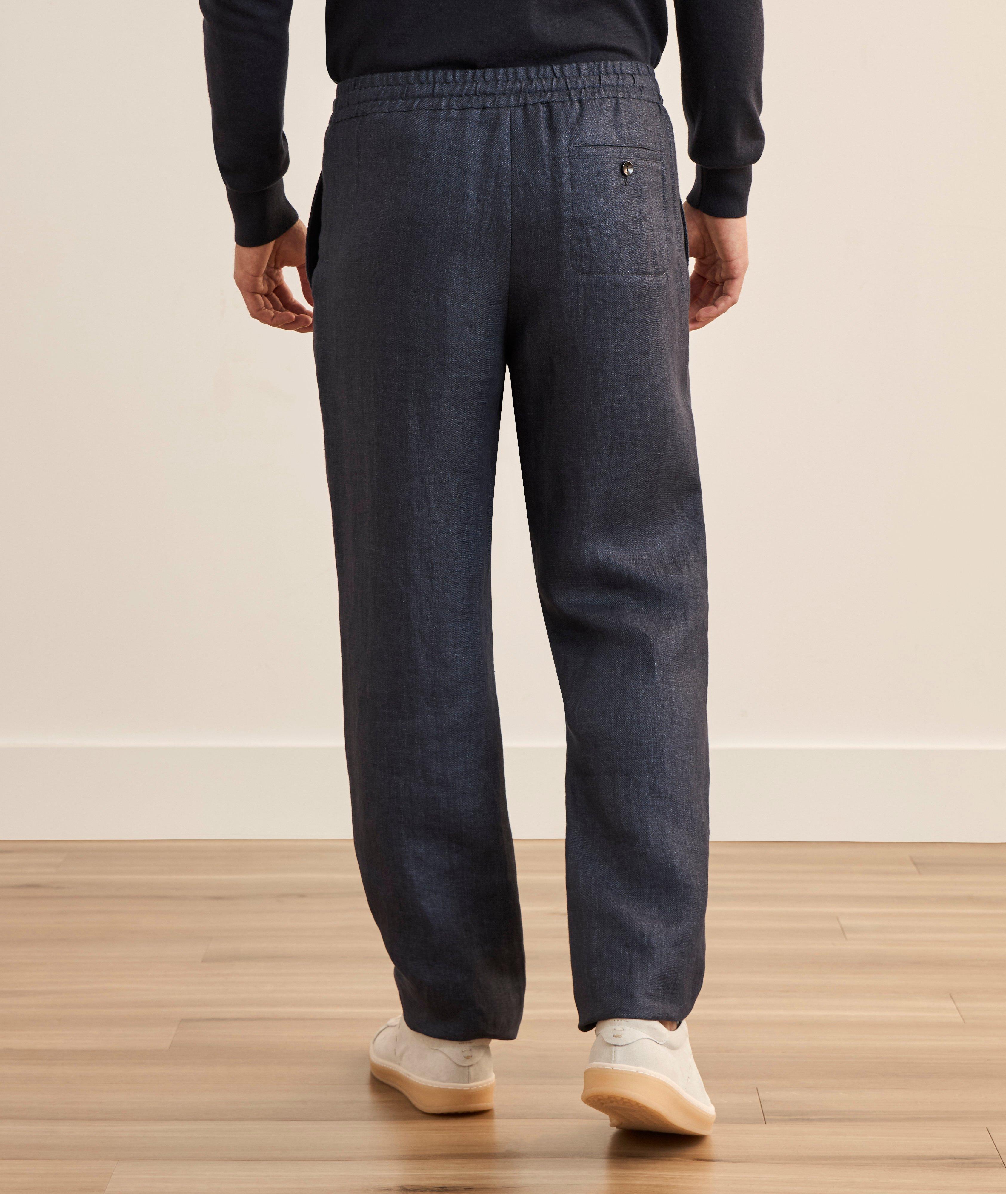 Delave Linen Drawstring Pants image 2