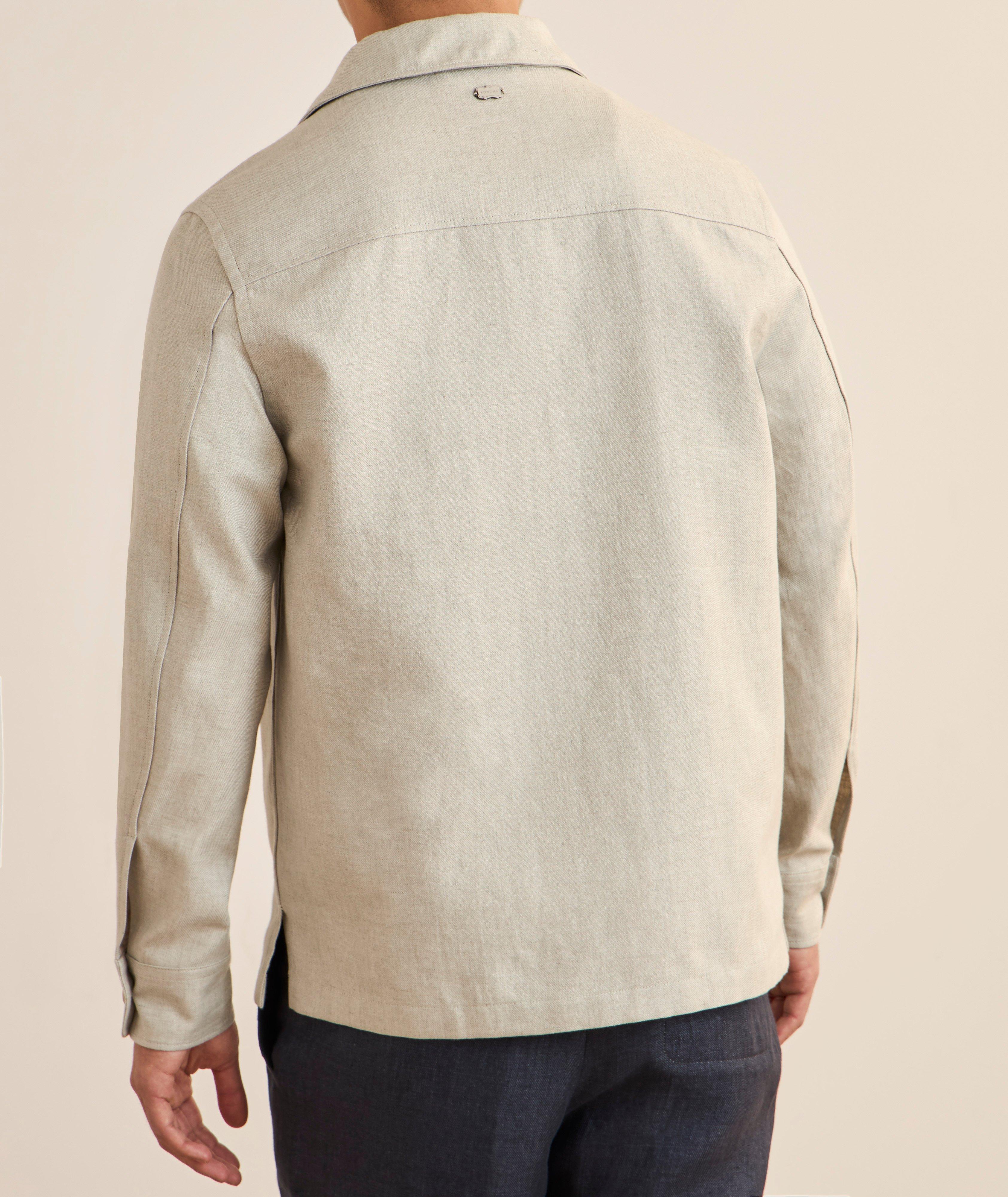 Delave Linen Overshirt  image 2