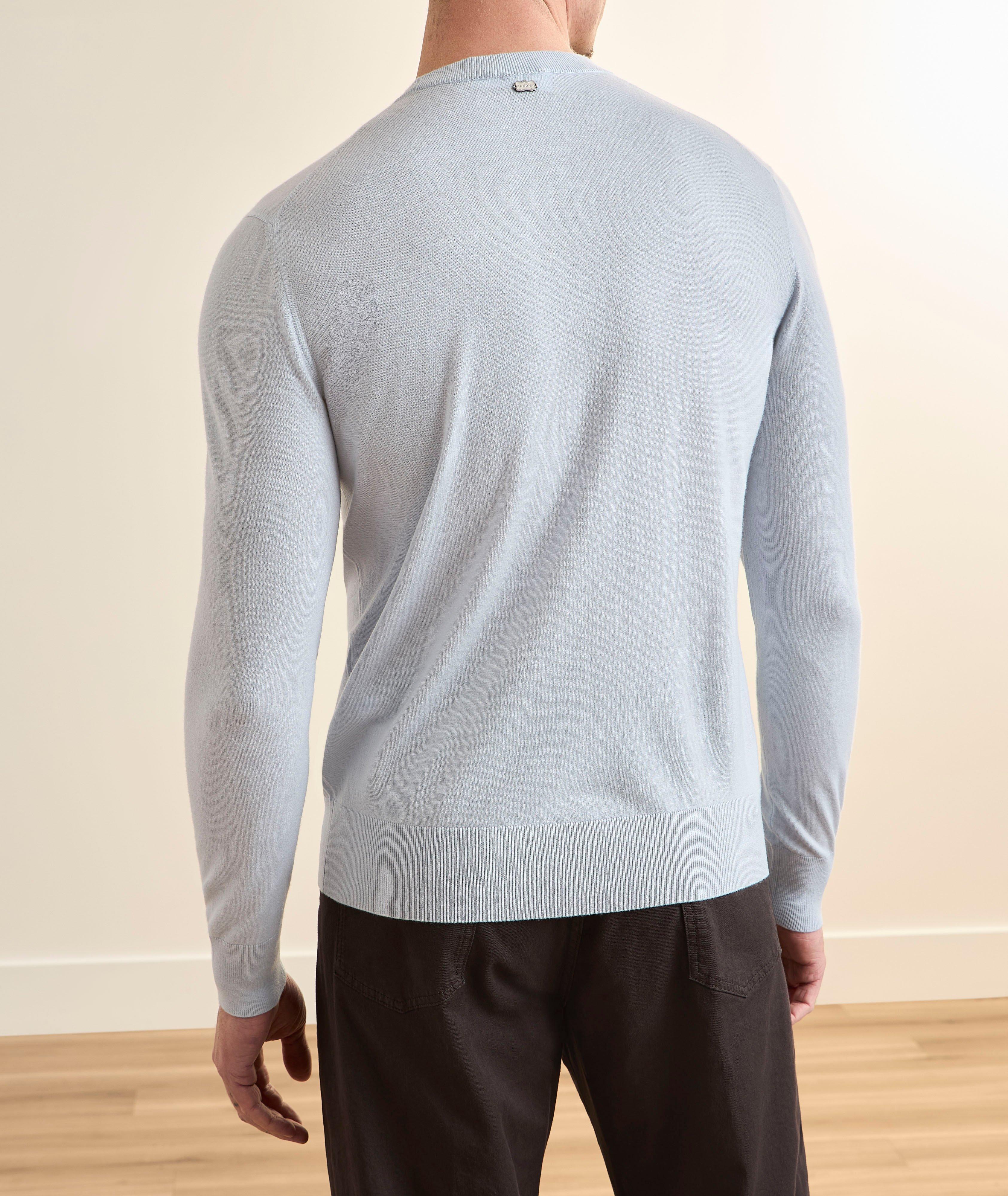 Cashmere Jersey Crewneck Sweater image 2