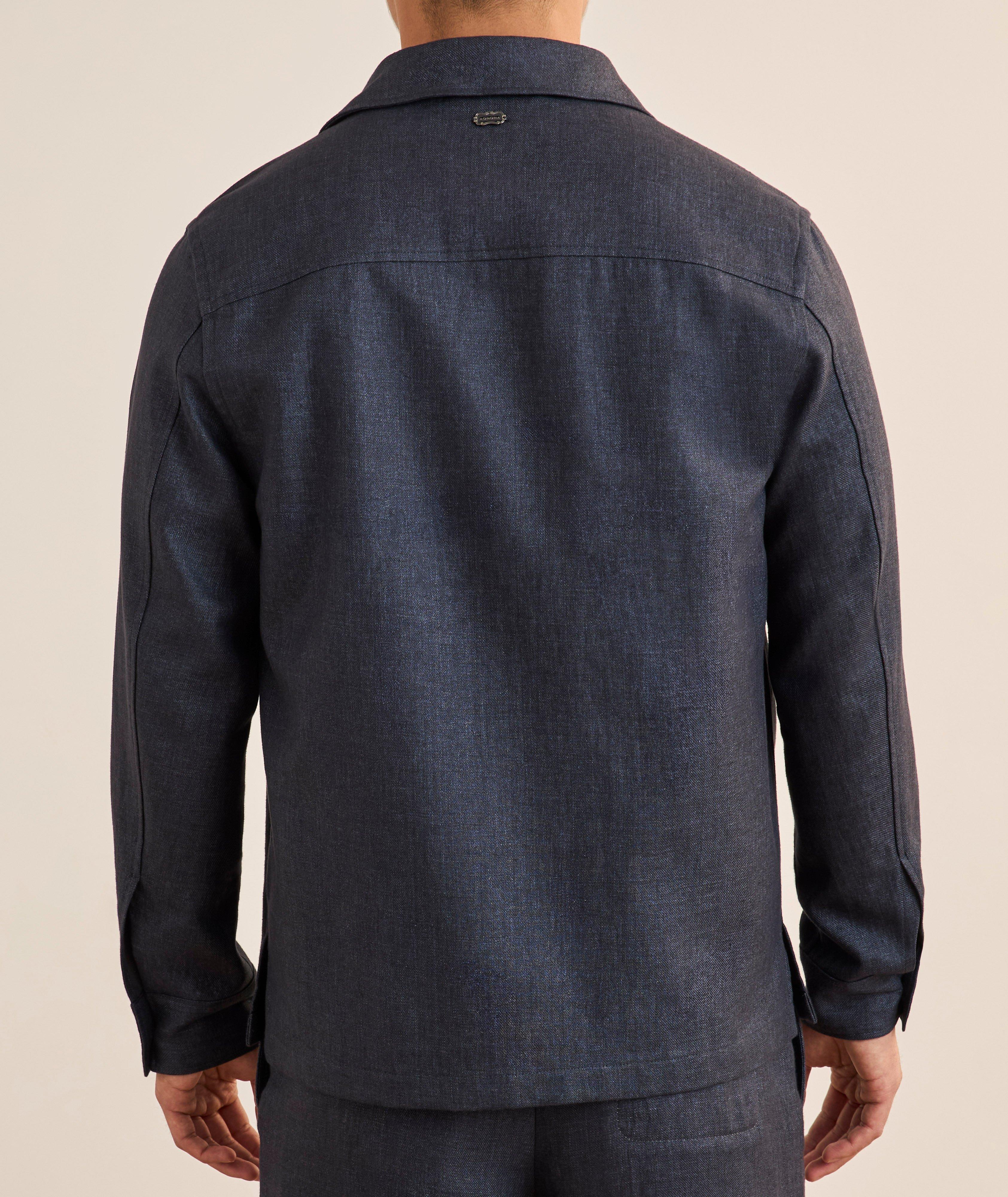 Delave Linen Overshirt  image 2