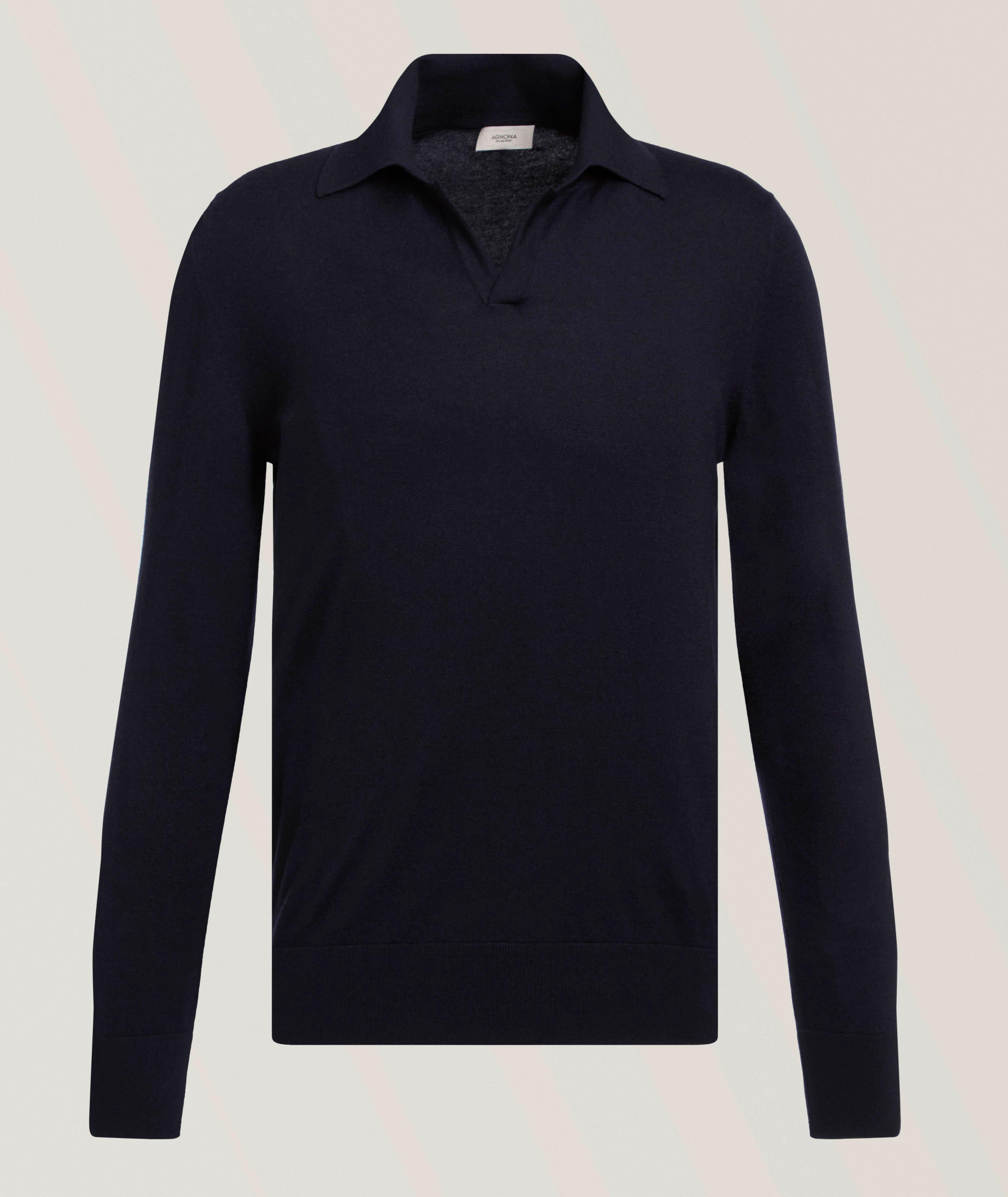 Agnona Cashmere Polo Sweater