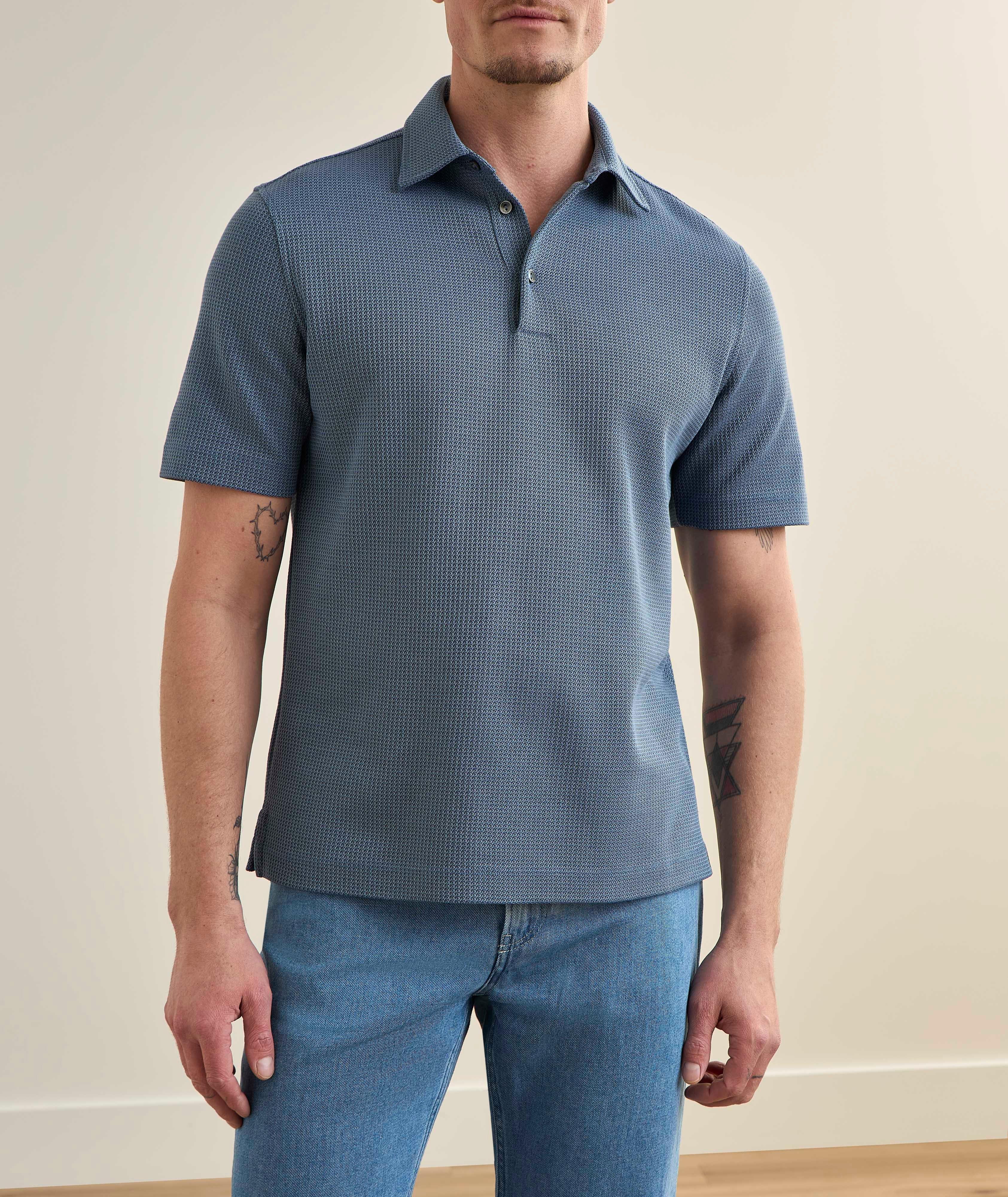 Polo coton piqué structuré image 1