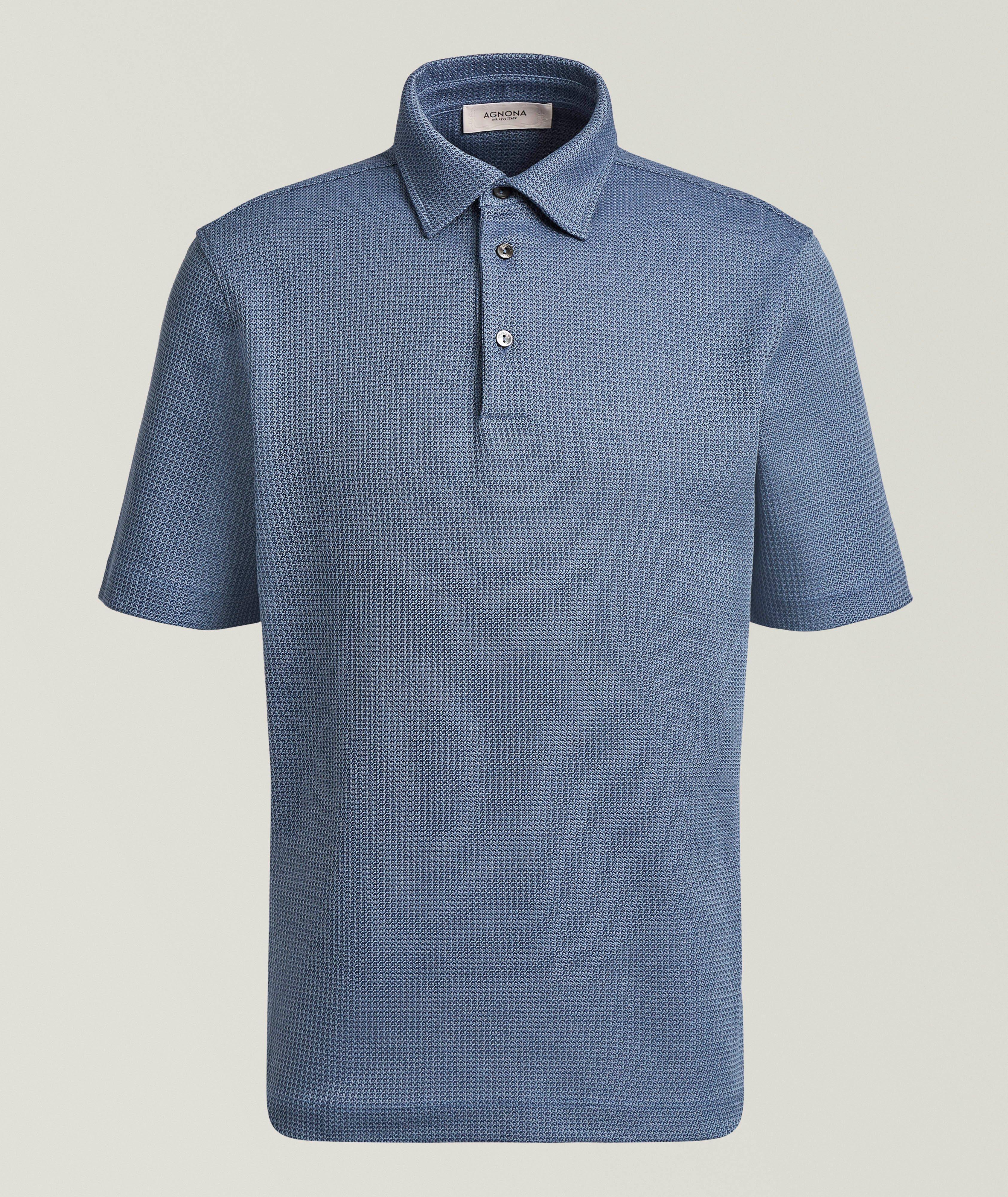 Polo coton piqué structuré image 0