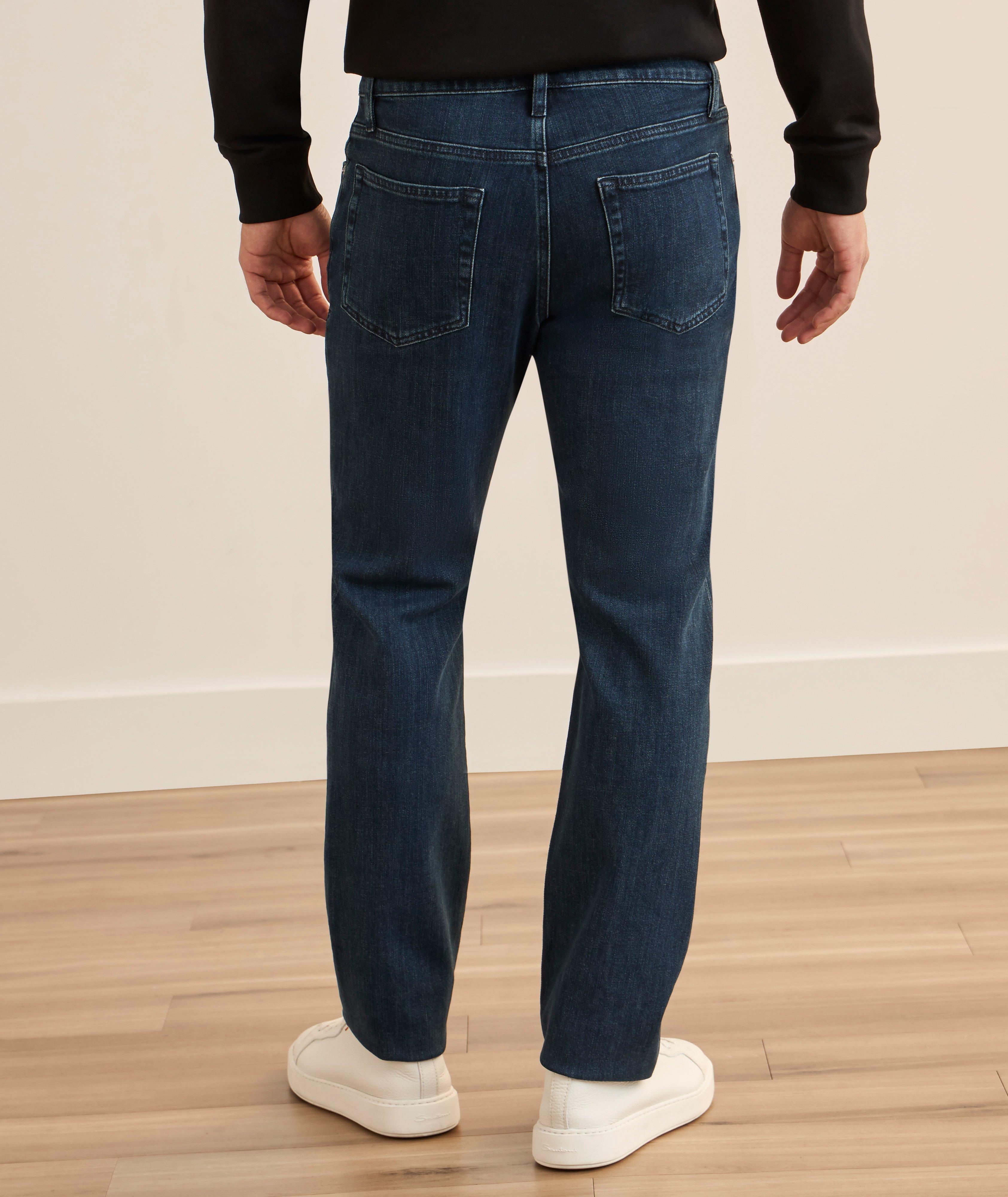 Jean droit moderne coton extensible image 2