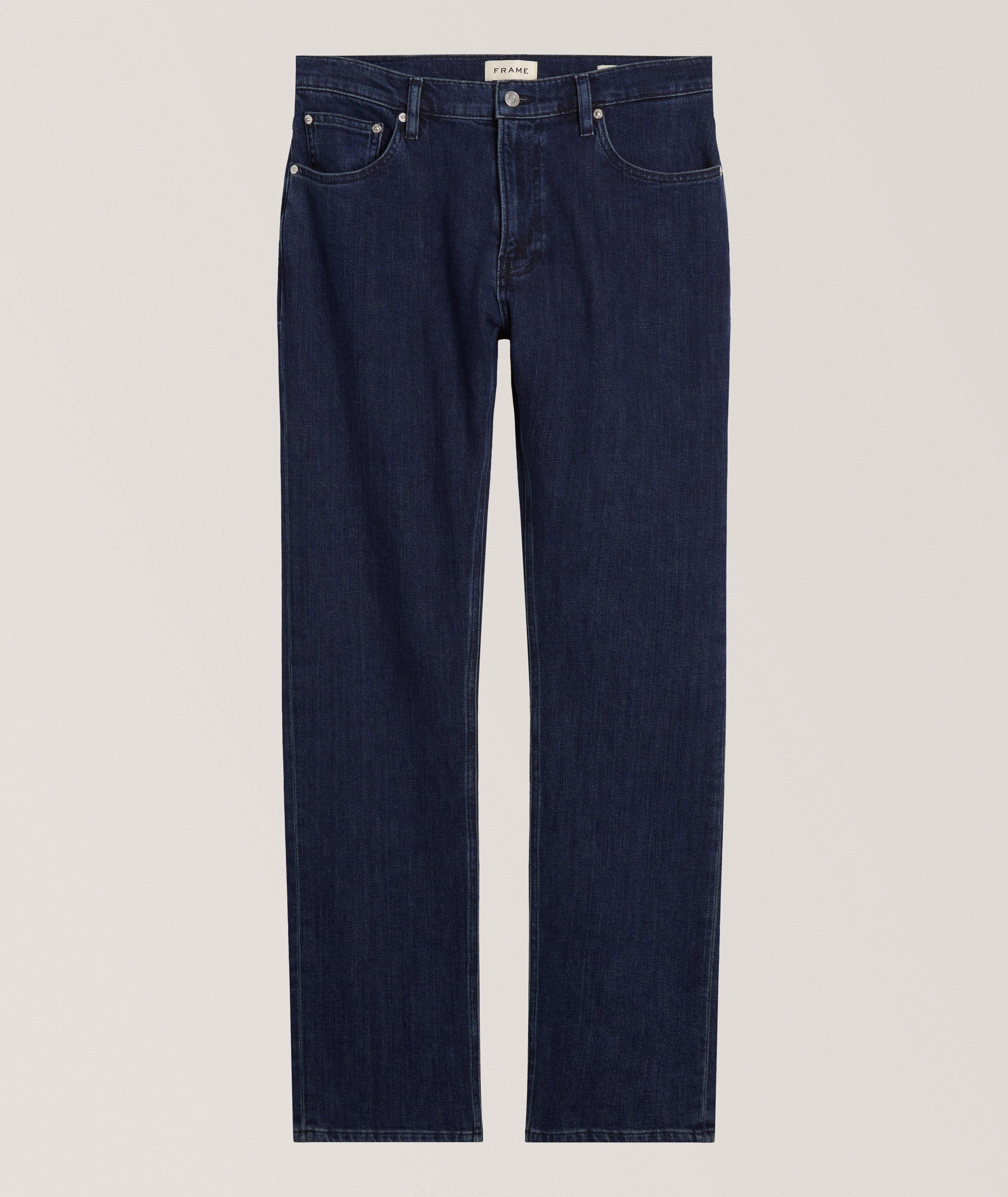 Modern Straight Stretch-Cotton Jeans image 0