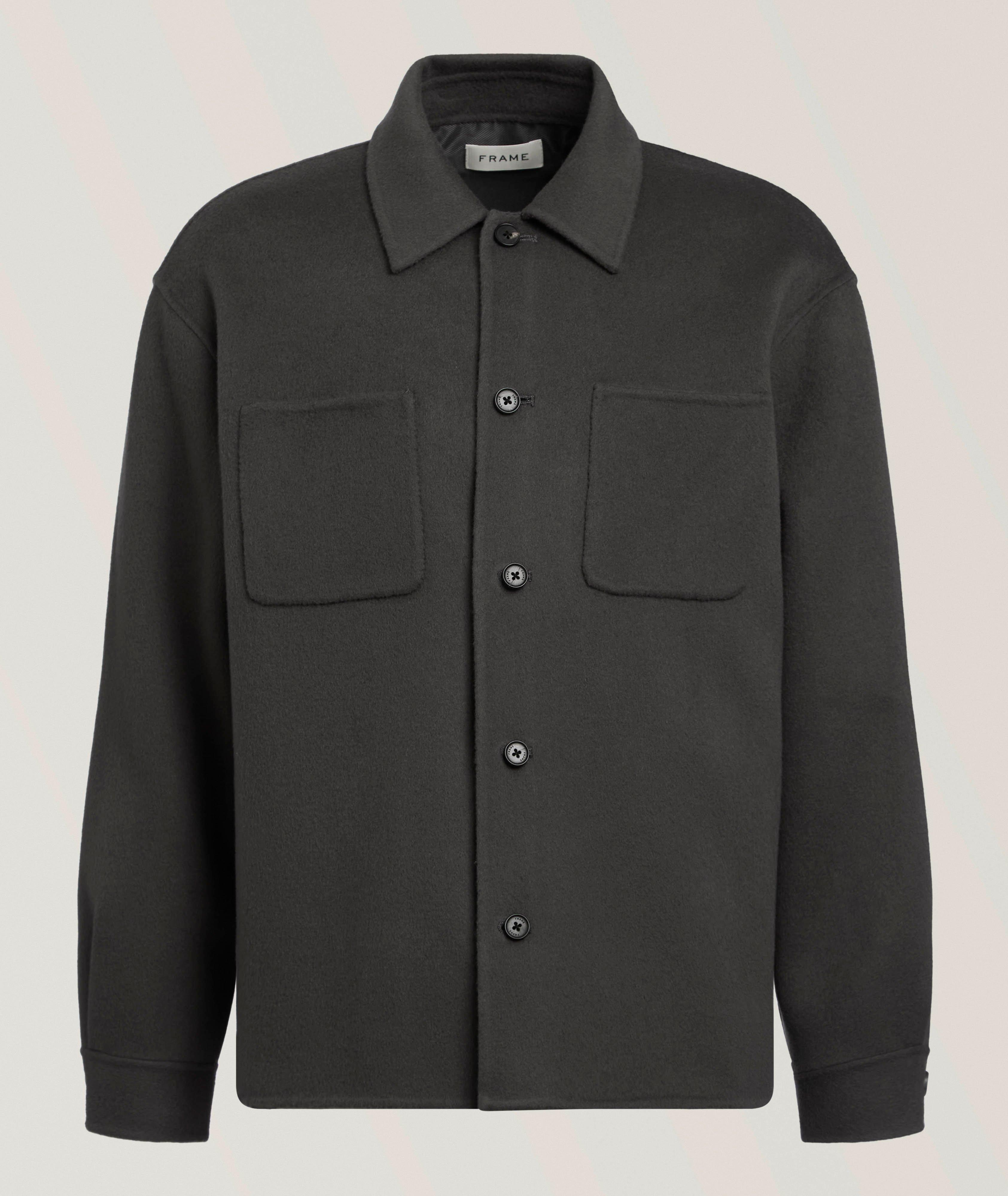 Double Face Wool Shirt Jacket image 0