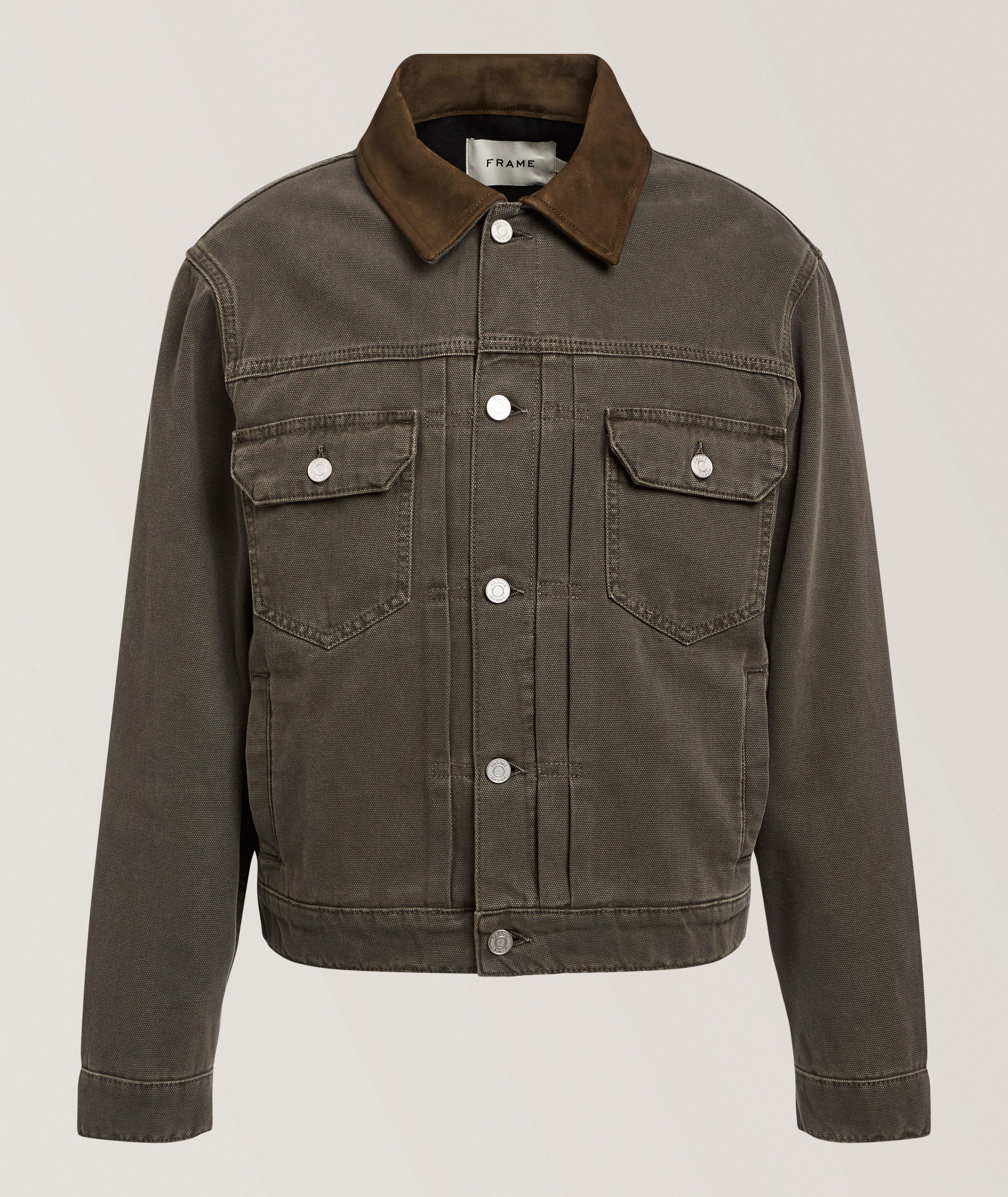 Cotton Canvas Trucker Jacket image 0
