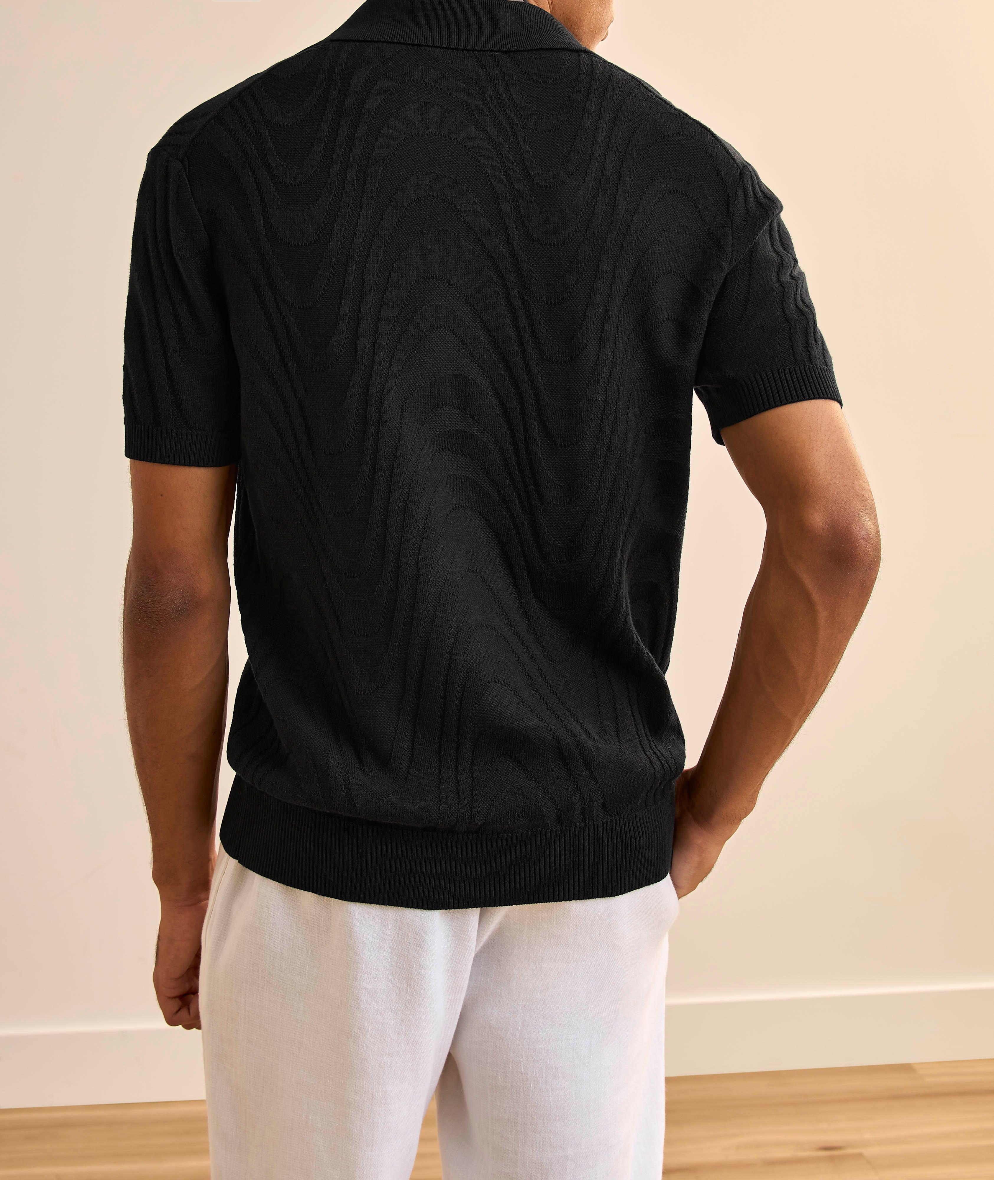 Polo Vidal jacquard coton-soie image 2