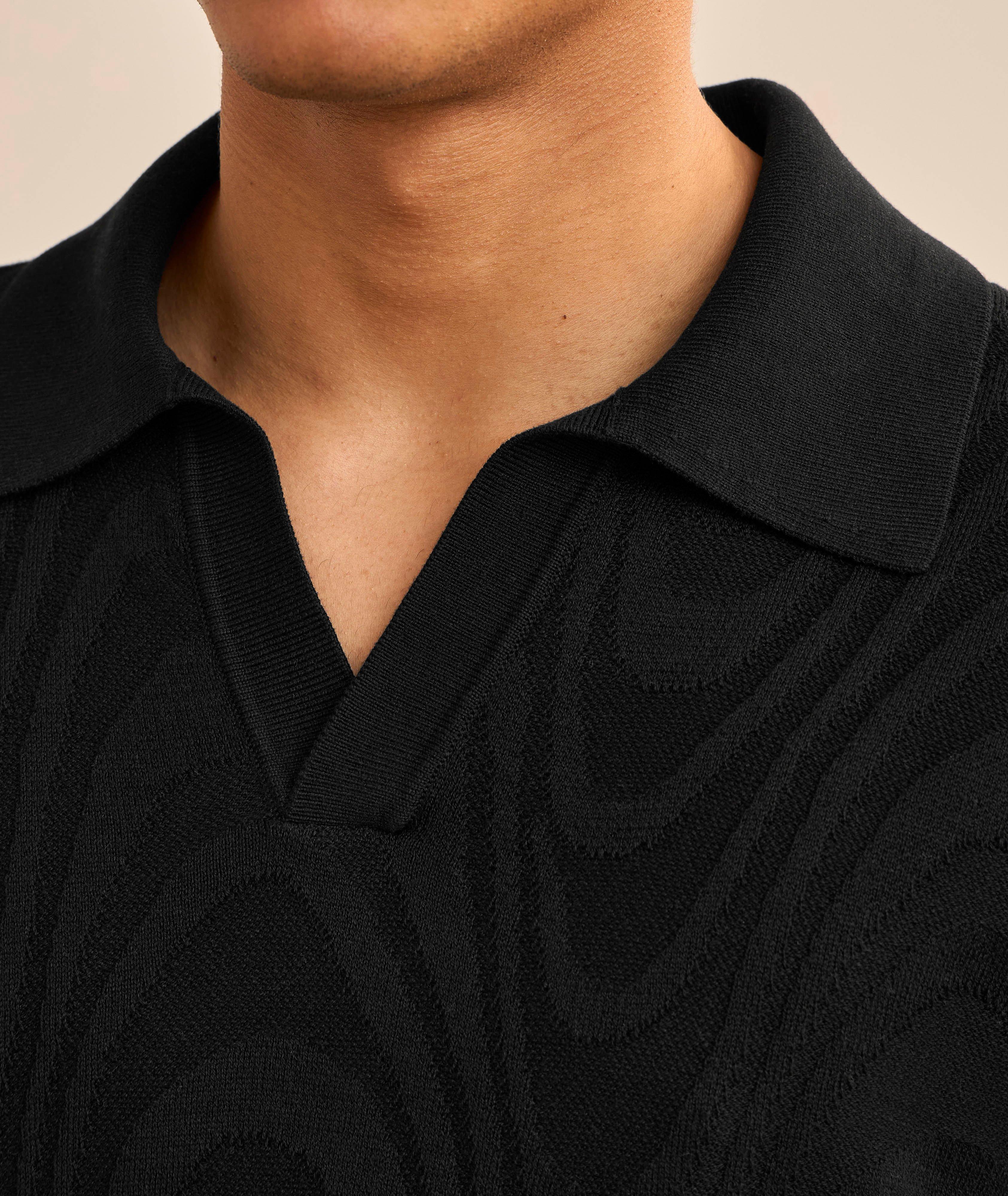 Polo Vidal jacquard coton-soie image 3