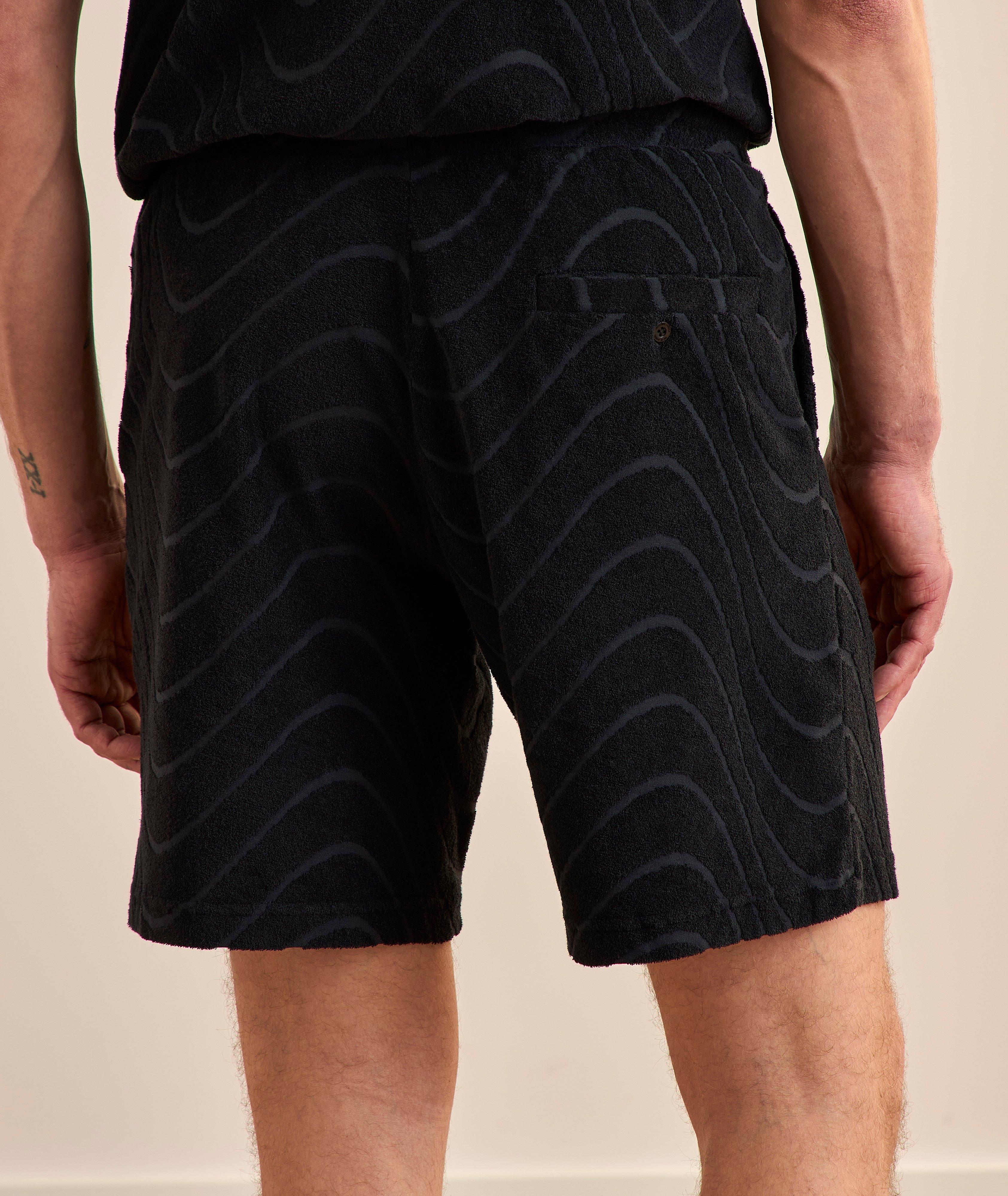 Augusto Jacquard Terry Cotton Shorts image 2