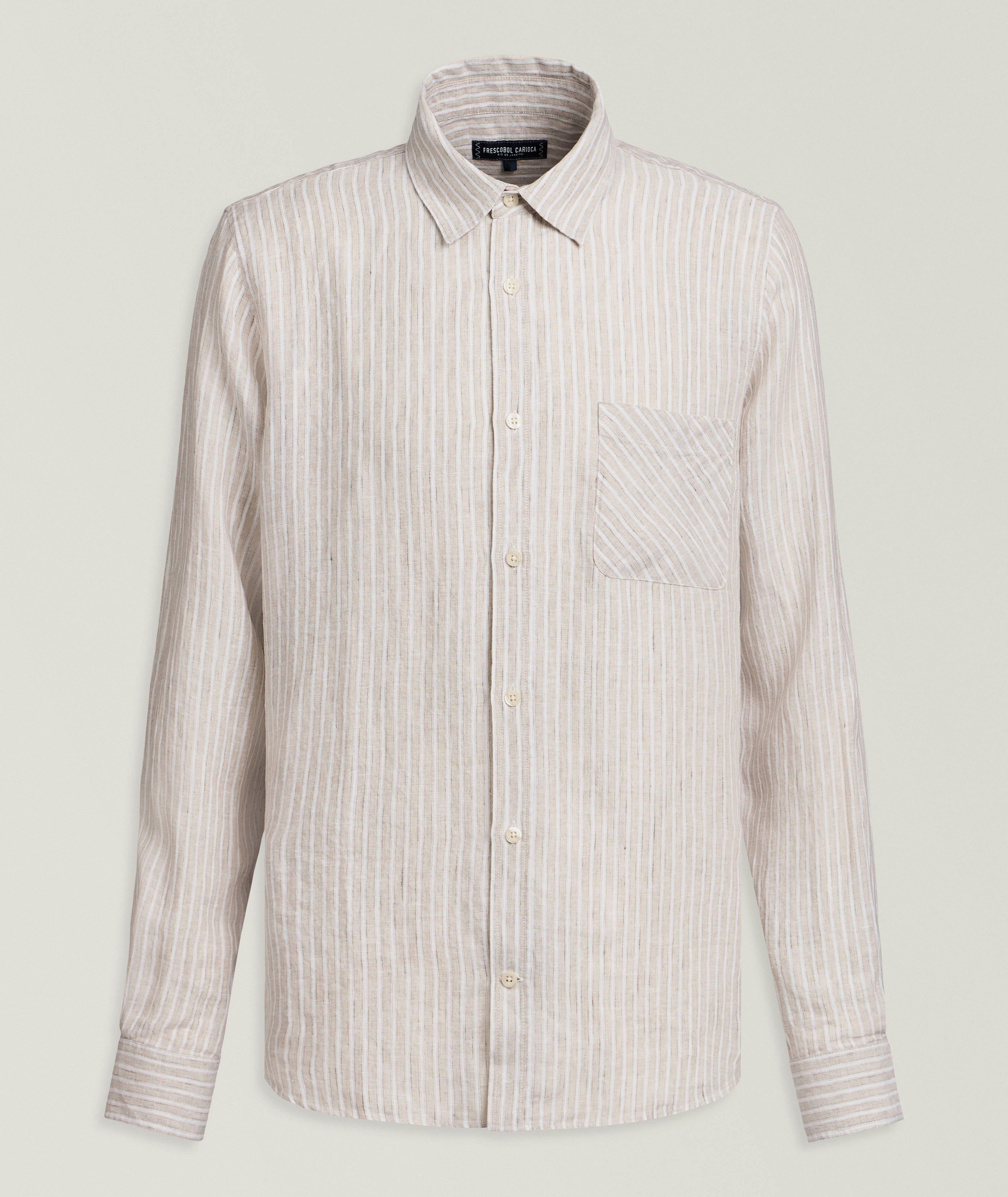 Chemise lin rayée Telles image 0