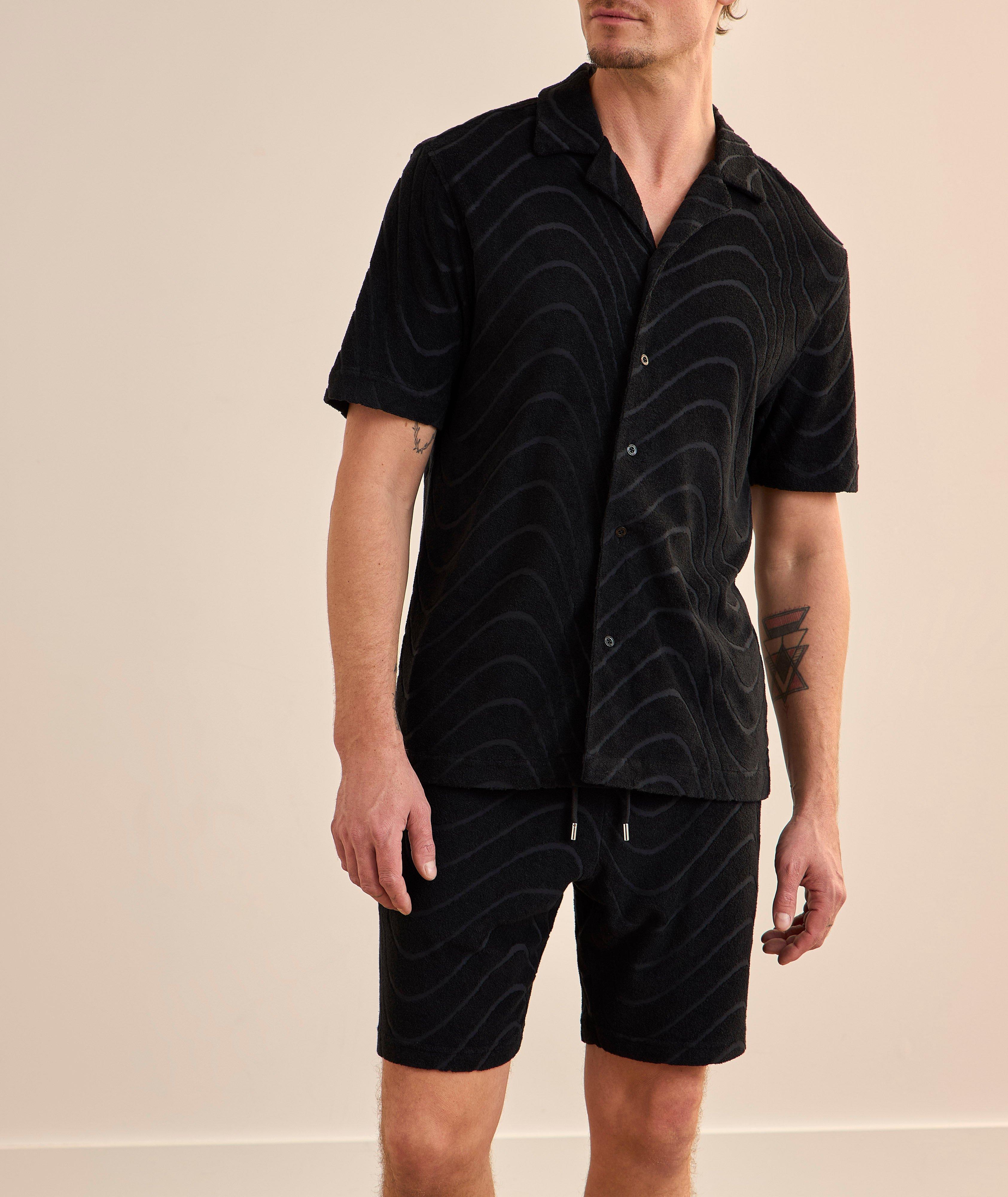 Roberto Jacquard Terry Cotton Shirt image 1