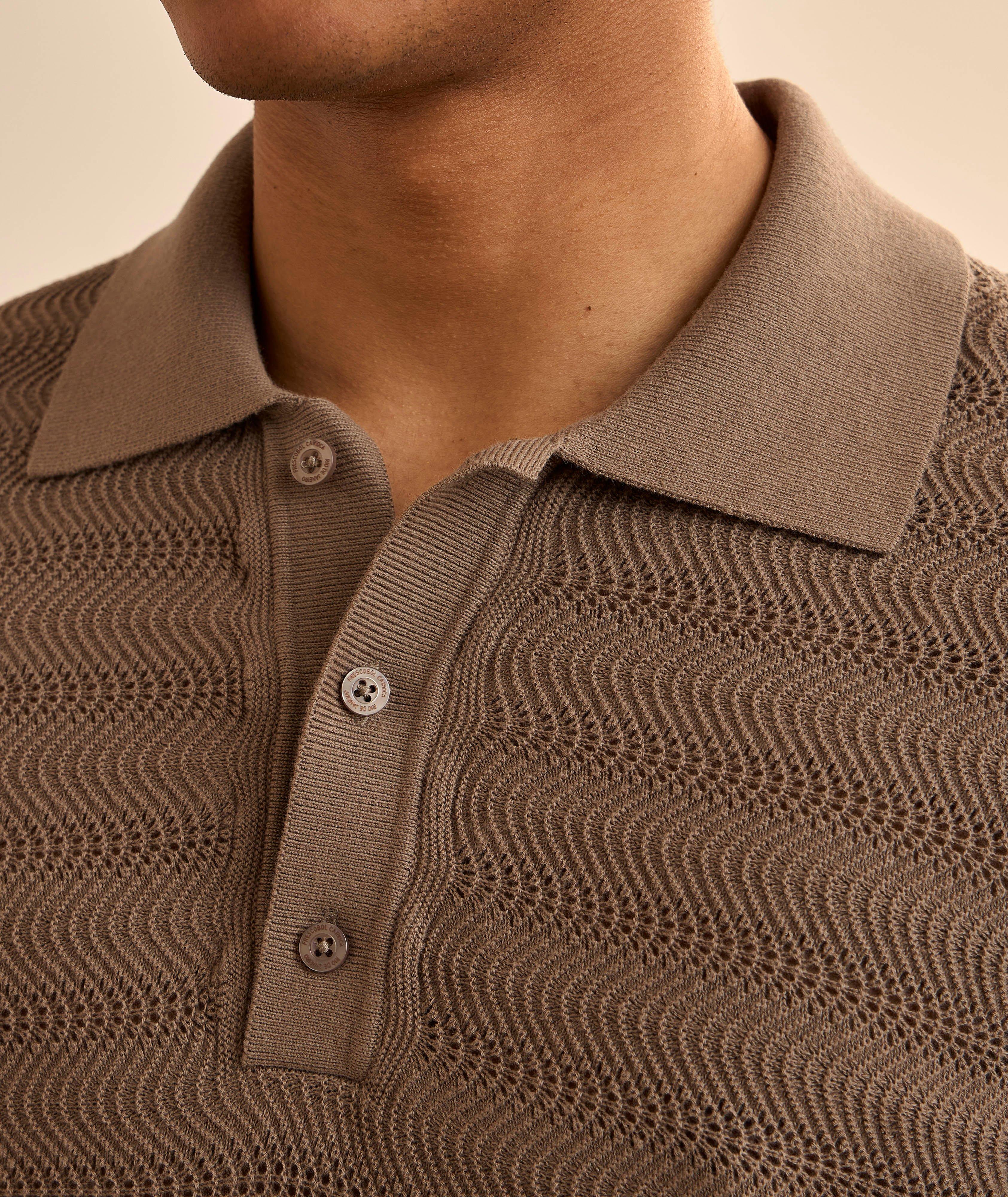 Polo Vidal jacquard coton image 3