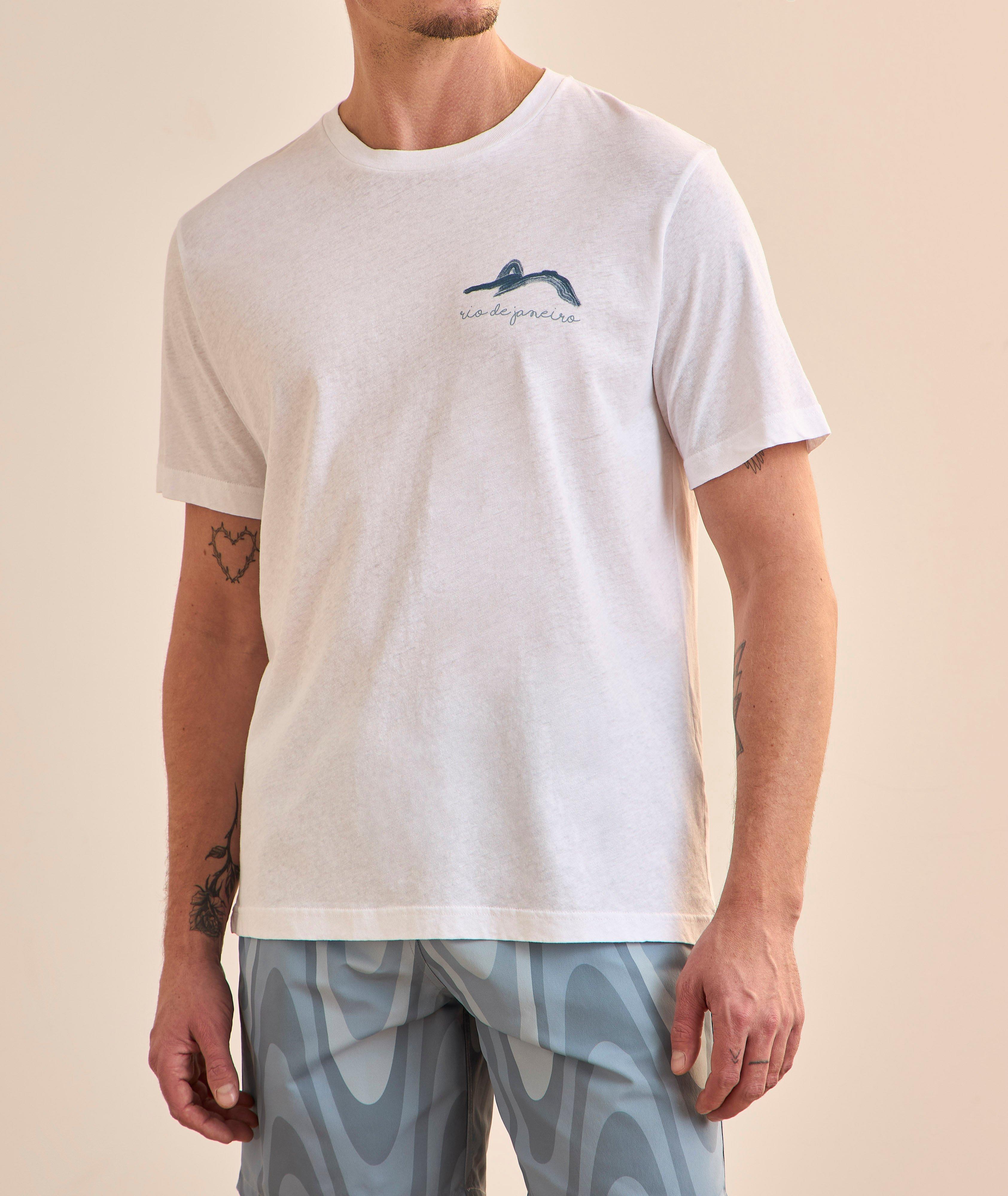 Dinis Montahna Cotton-Linen T-Shirt image 2