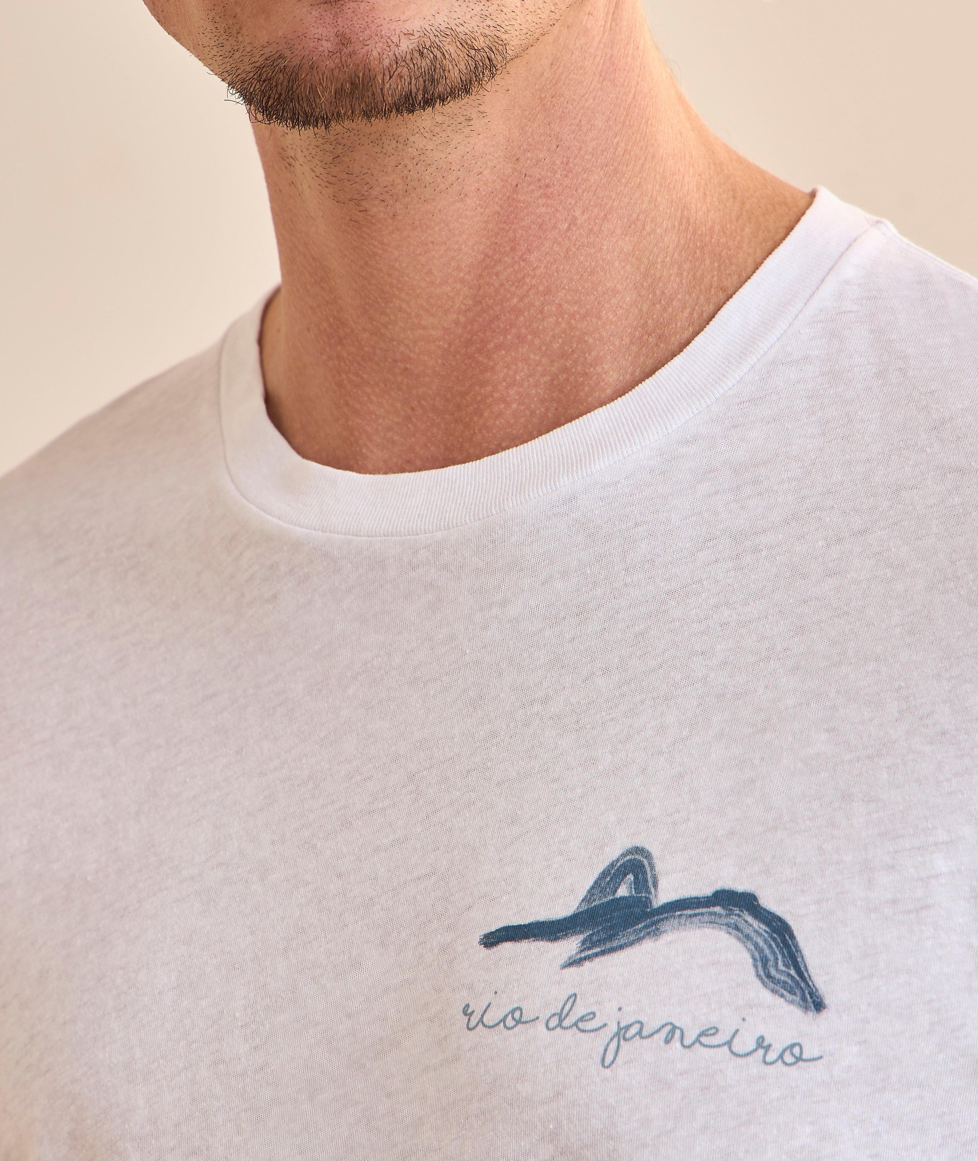 Dinis Montahna Cotton-Linen T-Shirt image 4