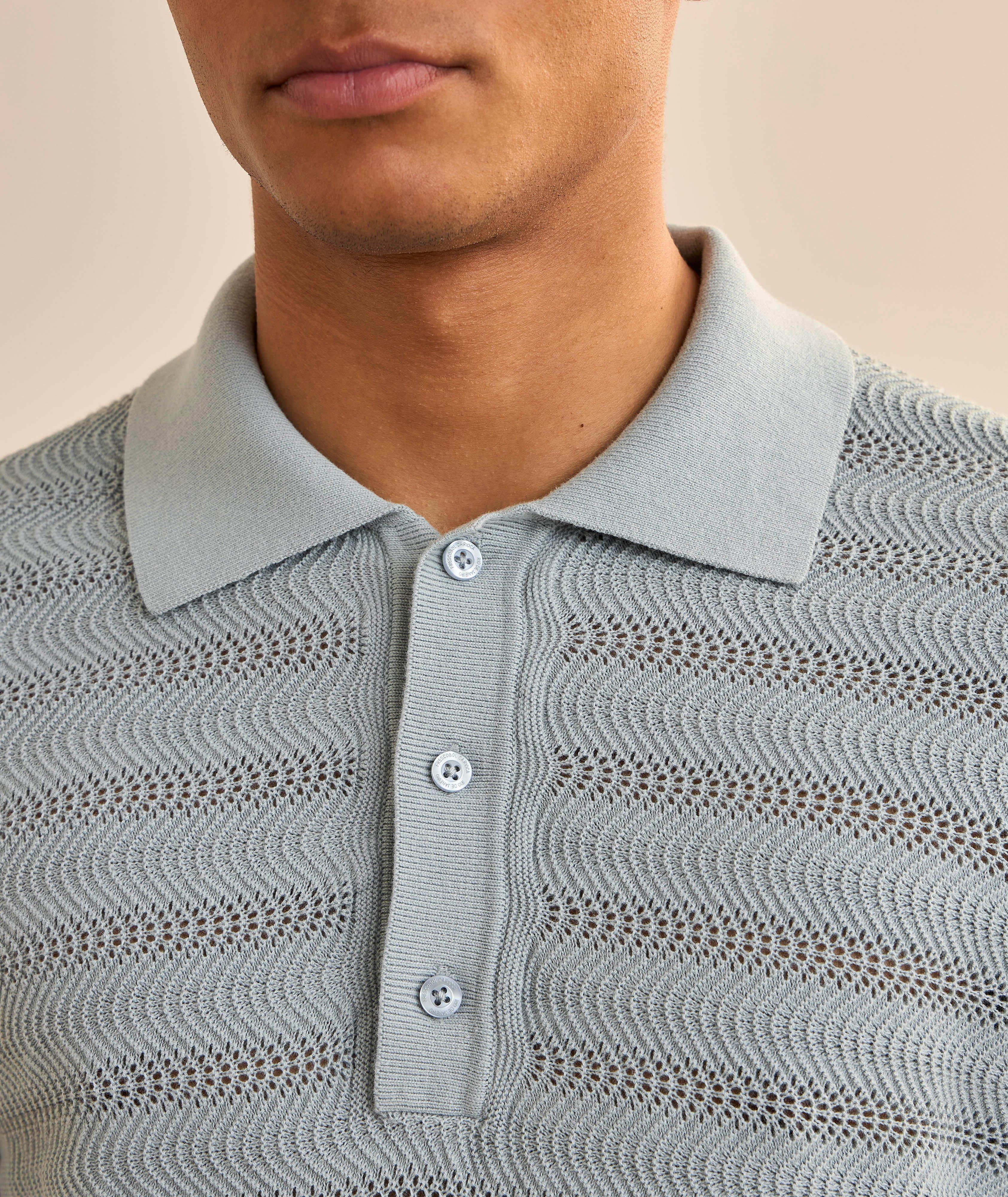 Polo Vidal jacquard coton image 3