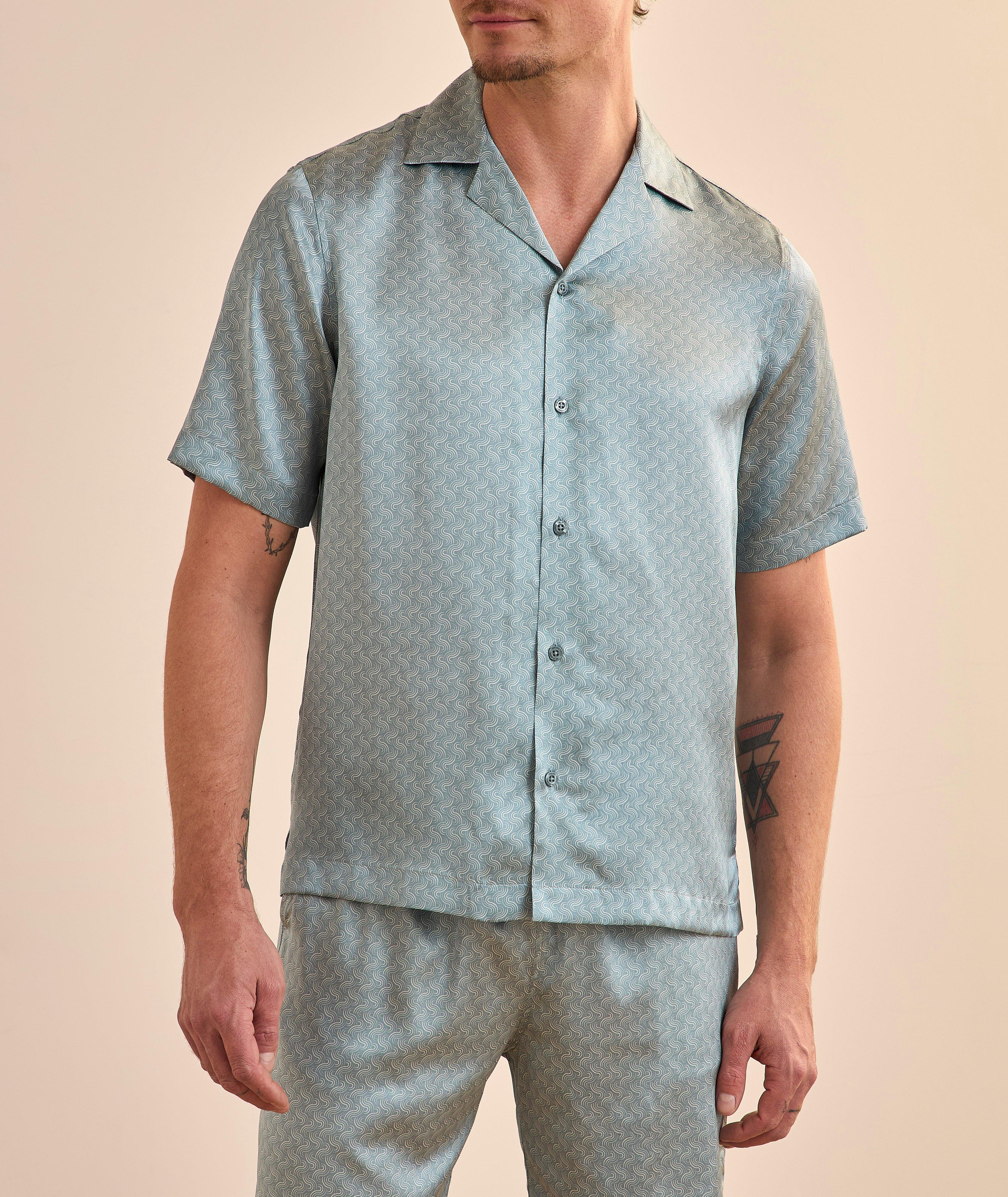 Chemise camp Roberto soie image 1