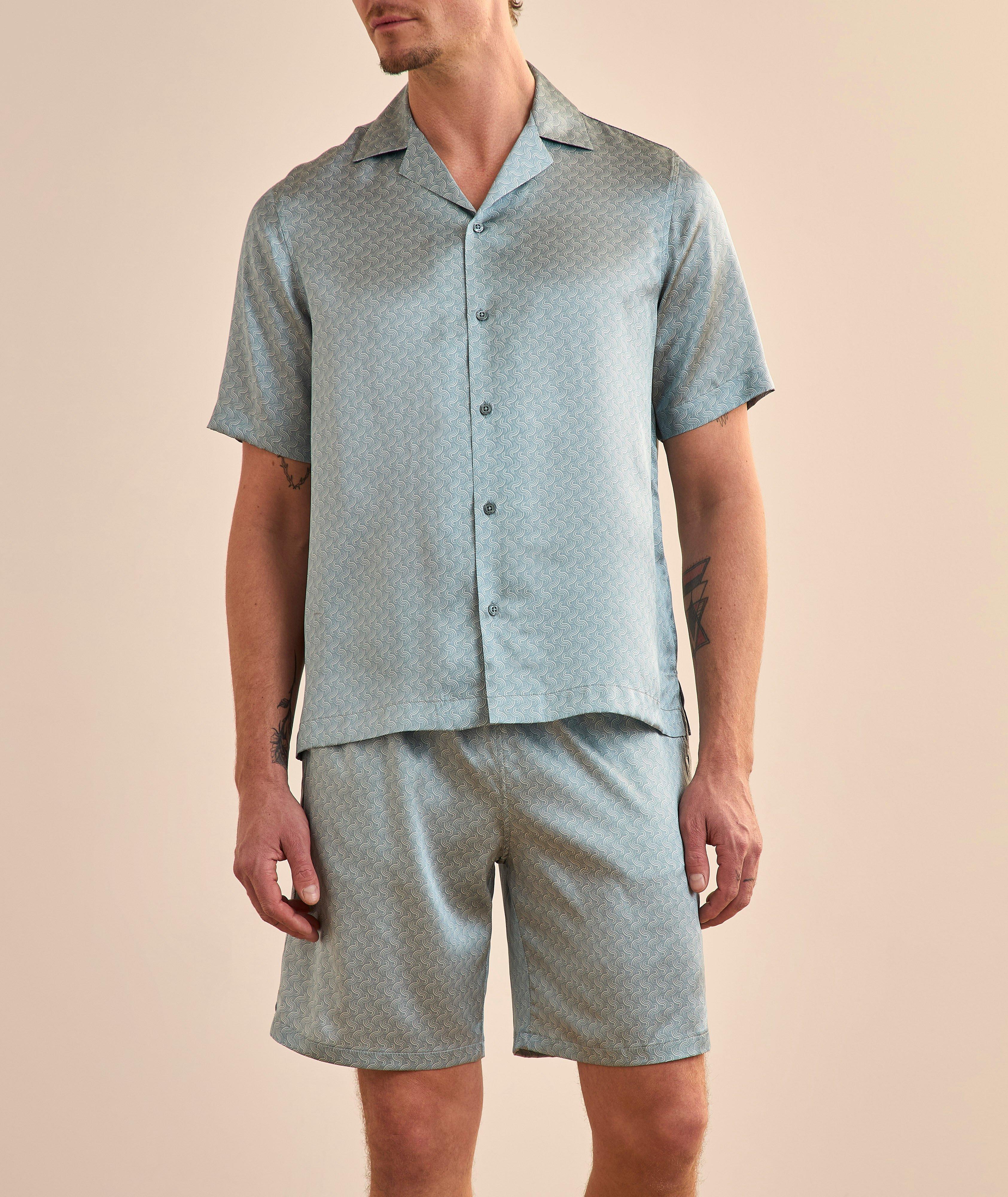 Chemise camp Roberto soie image 4