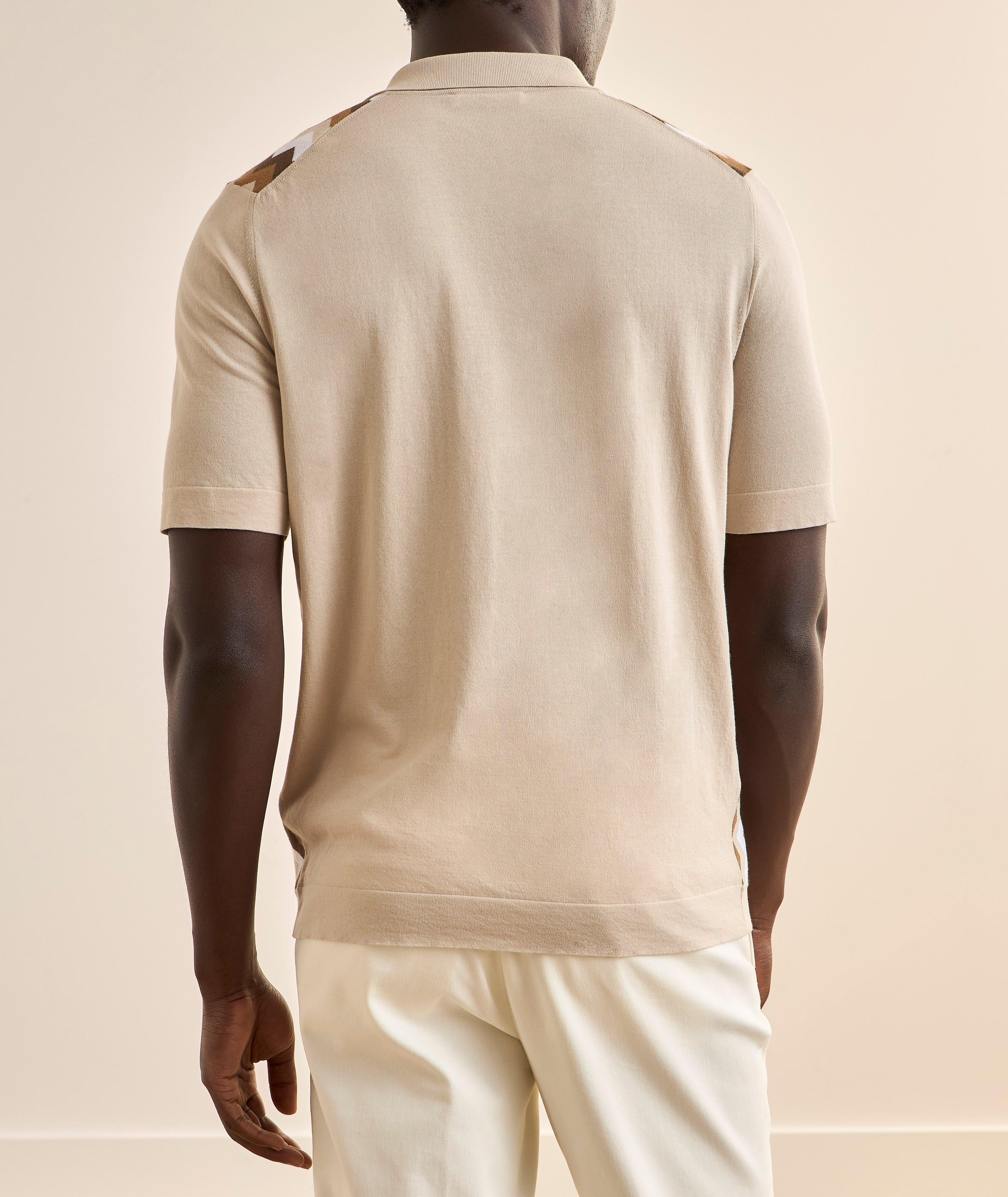  Zig-Zag Cotton Bold Knit Shirt image 2