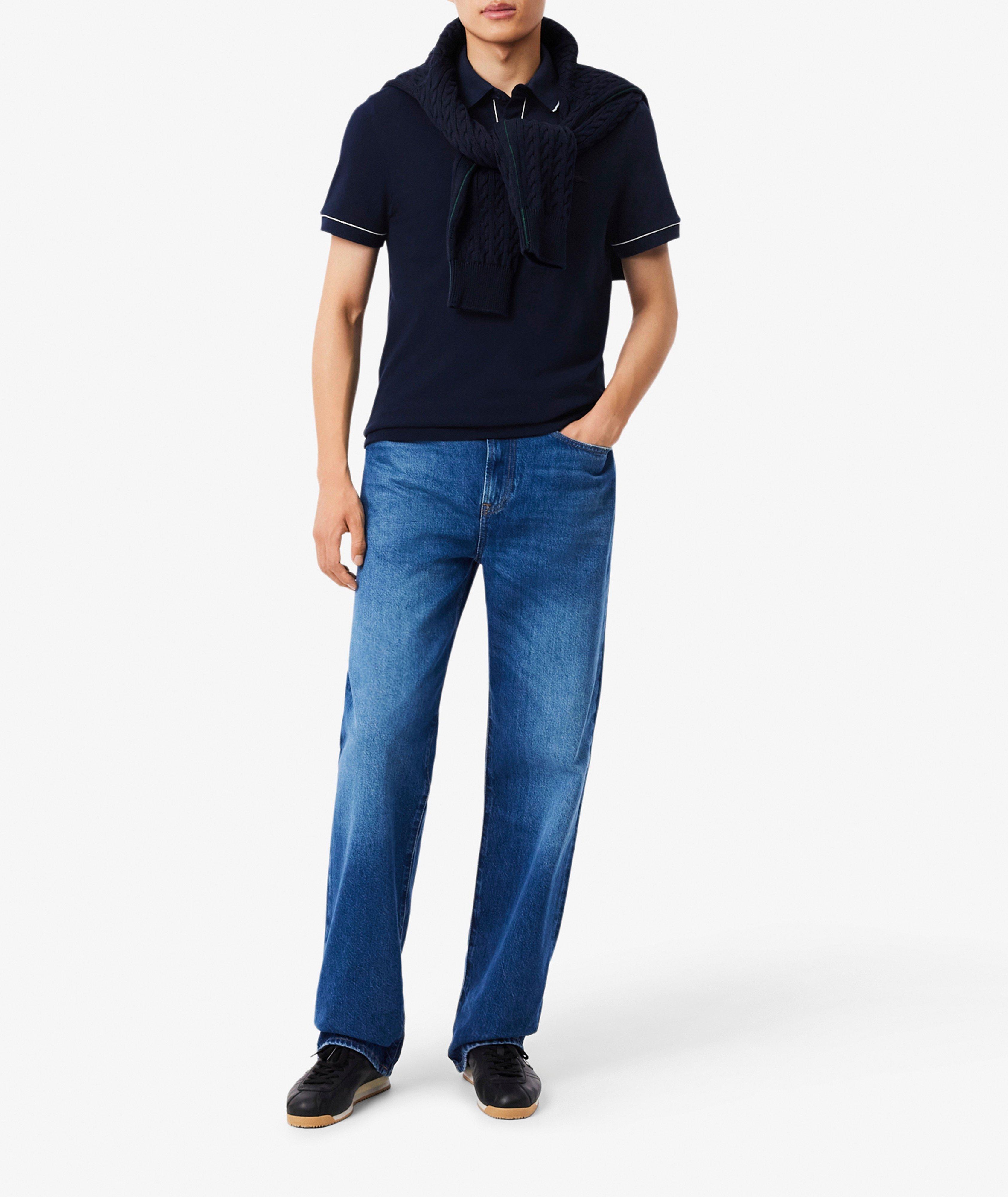 Paris Stretch-Cotton Piqué Polo image 6