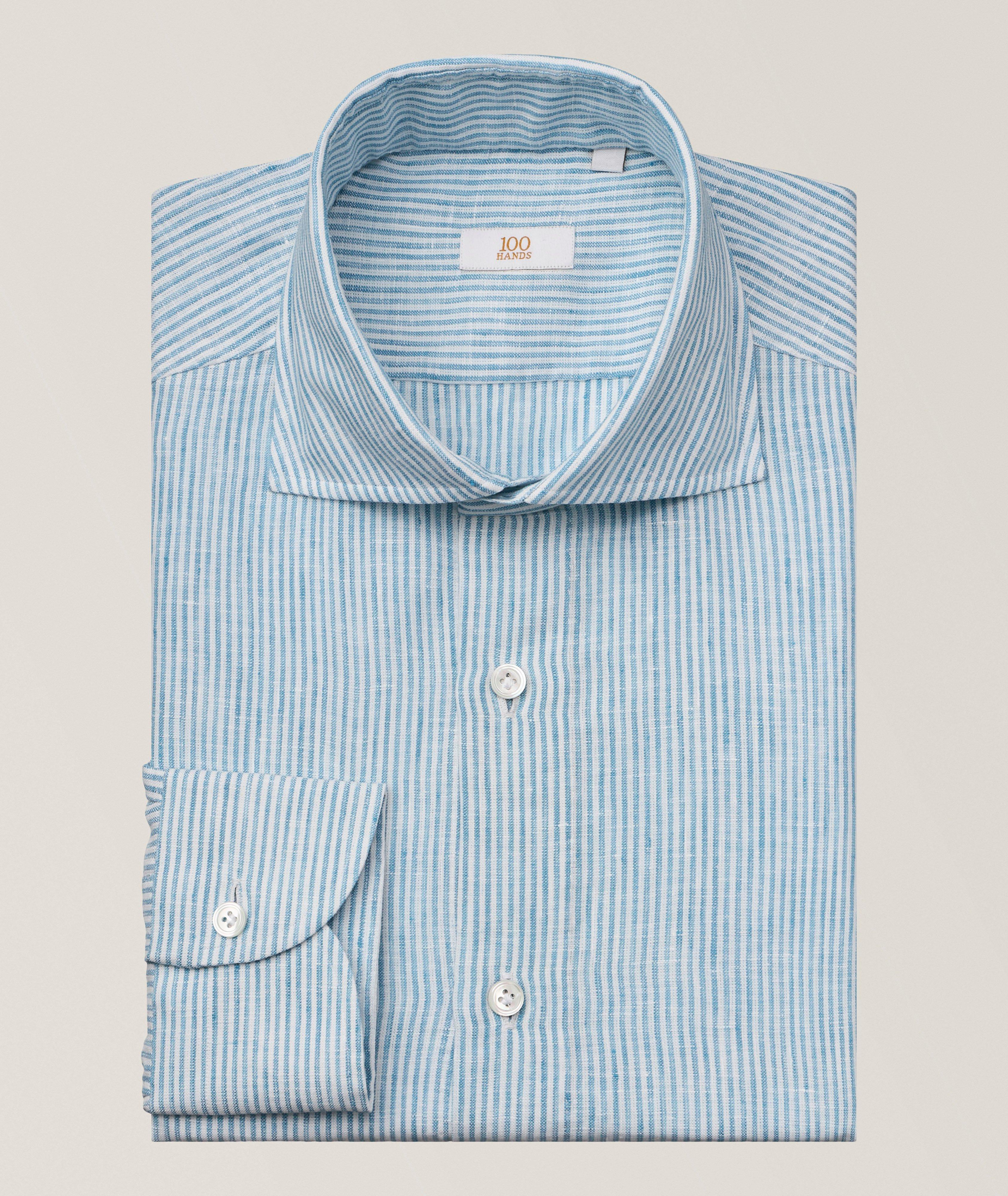 Bengal Stripe Linen Dress Shirt image 0