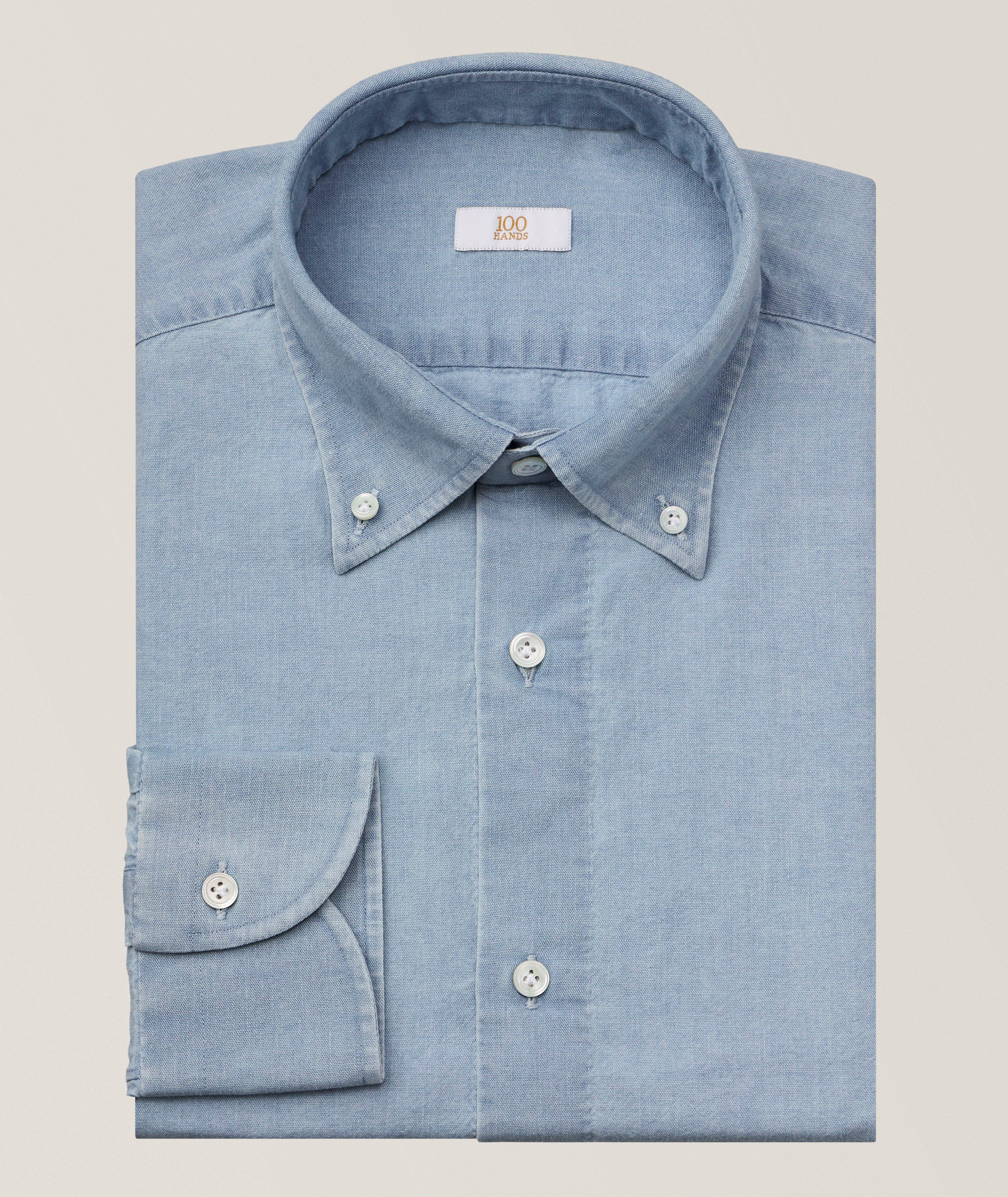 Denim Wash Dress Shirt  image 0