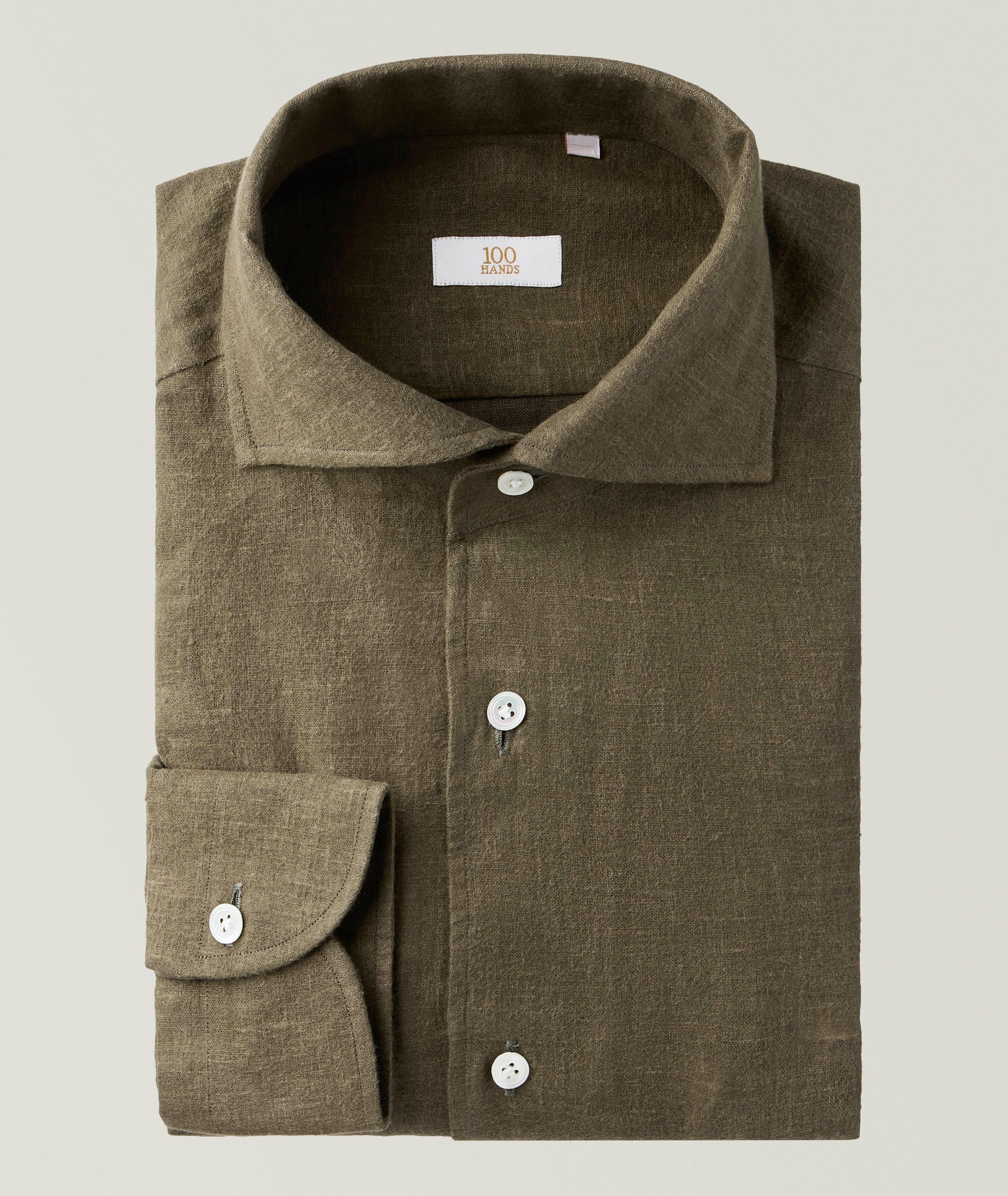 100 Hands Linen Dress Shirt 