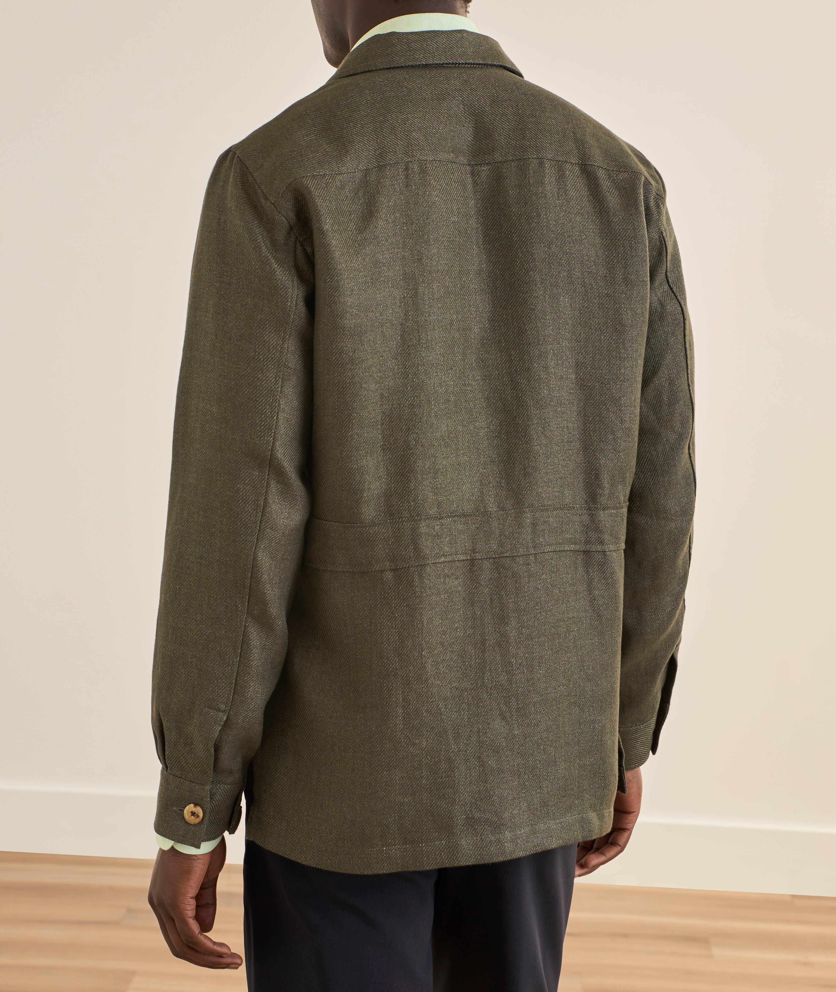 Veston chemise lin mélangé image 2