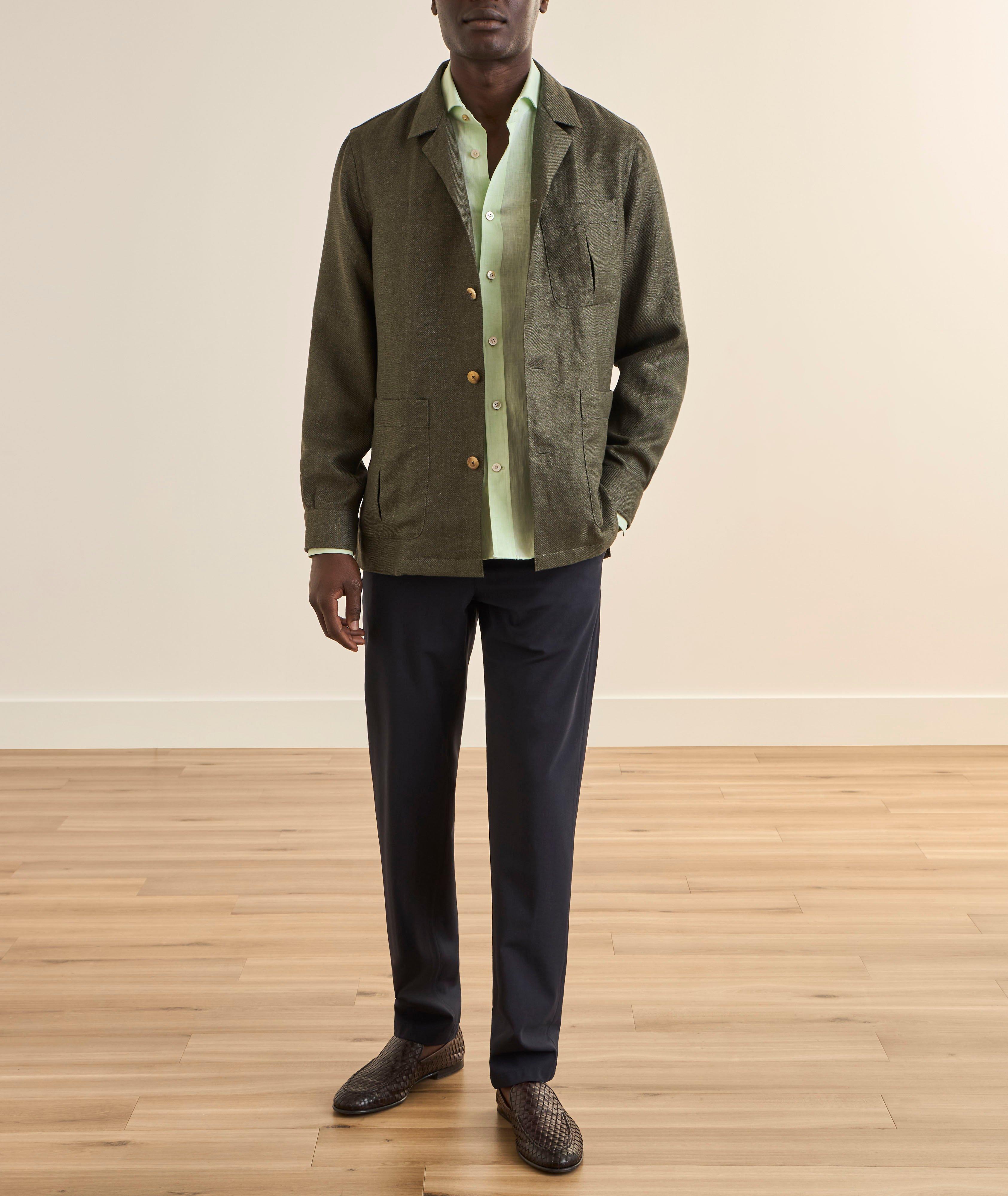 Veston chemise lin mélangé image 4