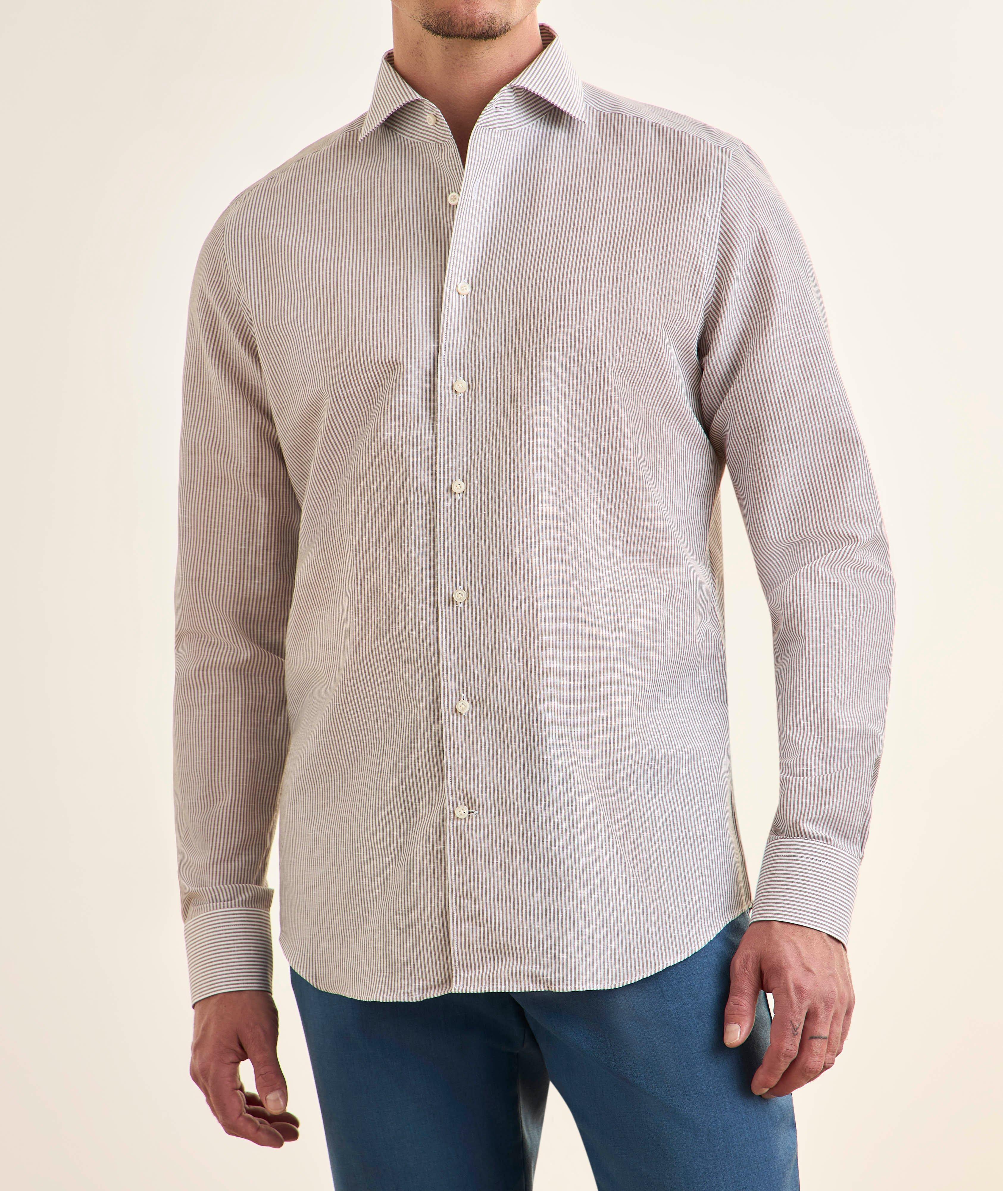Luxe Sartorial Striped Dress Shirt image 1