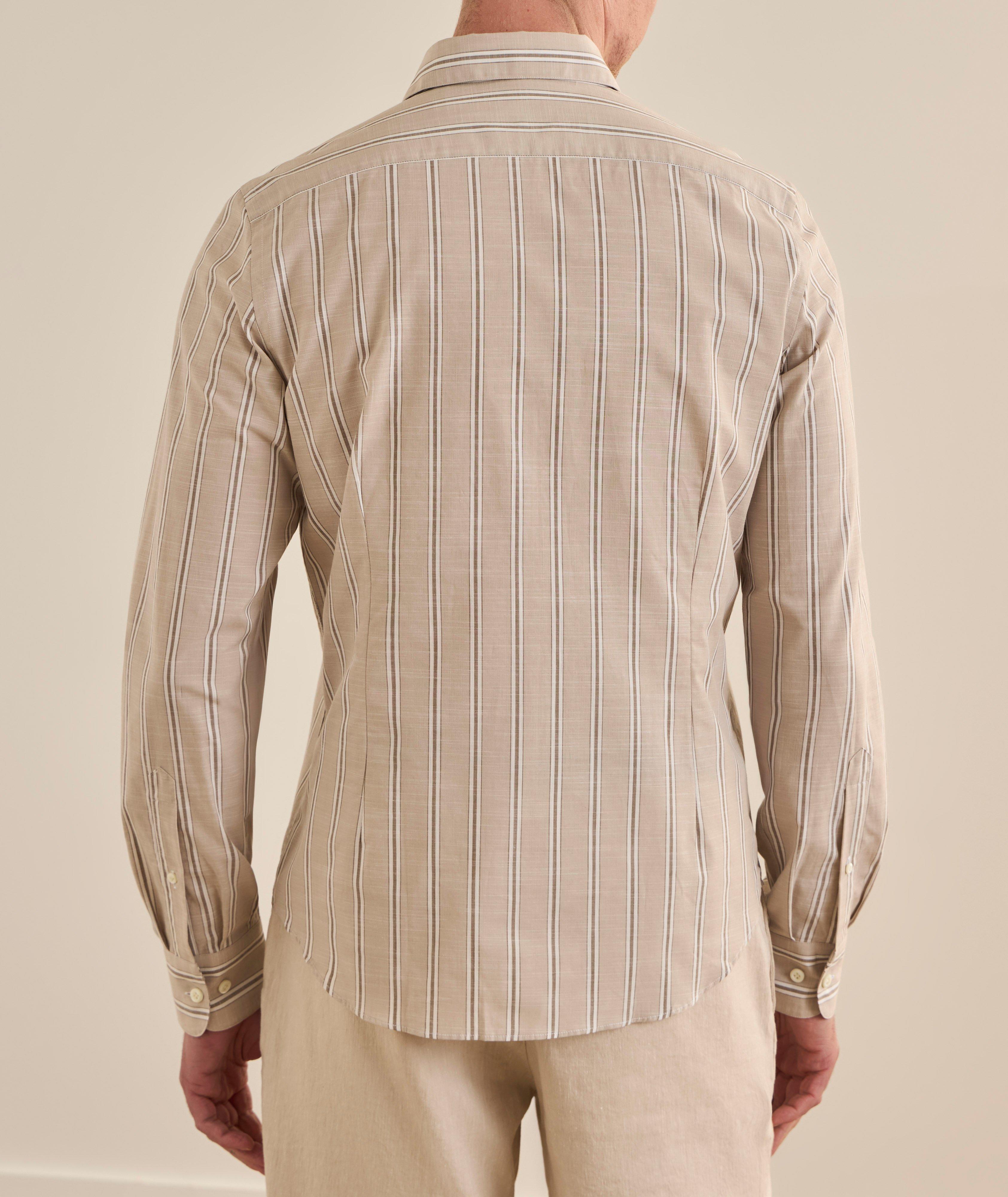 Ian Modern-Fit Striped Cotton Shirt  image 2