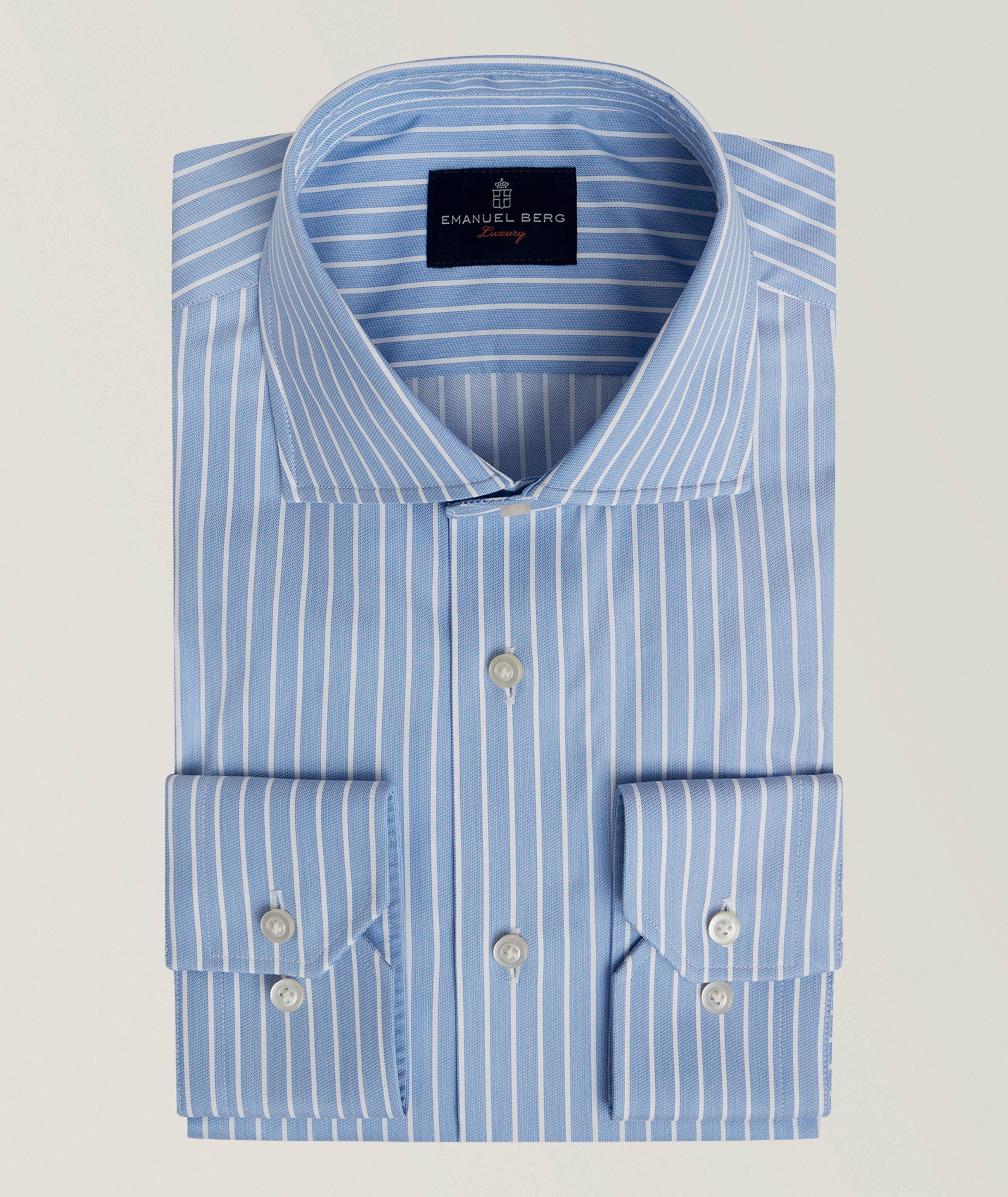 Emanuel Berg Premium Luxury Stretch Yoga Dress Shirt