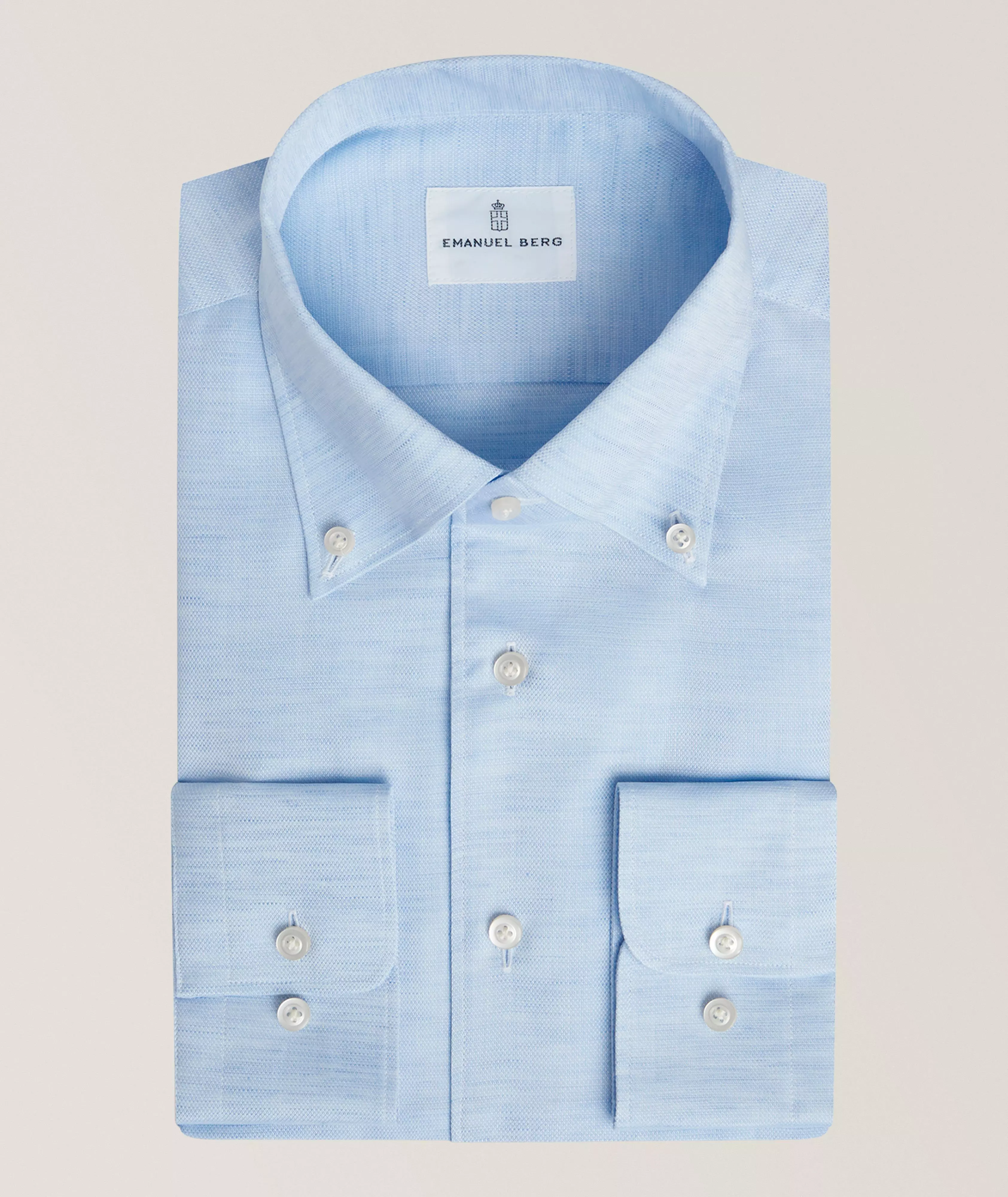 Emanuel Berg Luxe Sartorial Oxford Dress Shirt